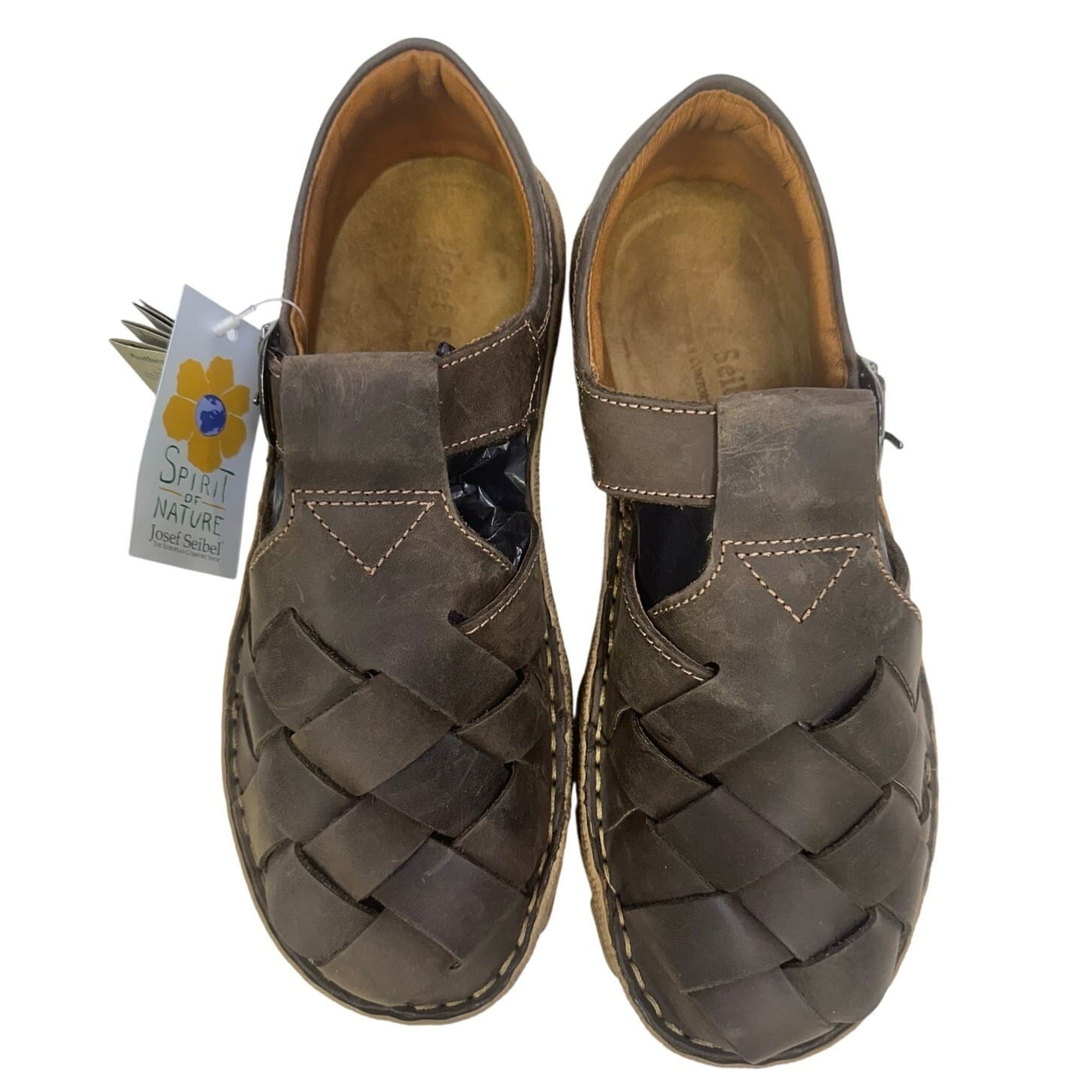 Josef Seibel Bulgaria Men’s Spirit of Nature Muster Woven Leather 8.5US/42EU-NEW - Thumbnail 2