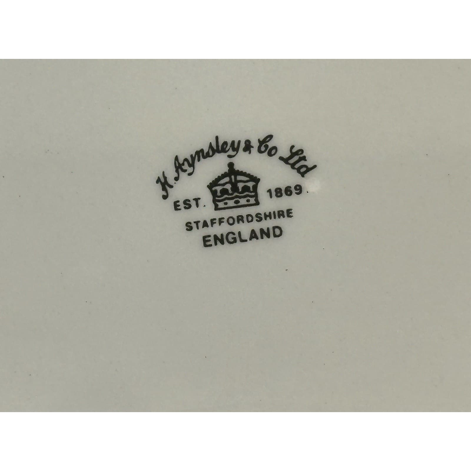 Aynsley & Co England Vintage Holly Berroes Poinsettia Candles Christmas Tray - Thumbnail 5