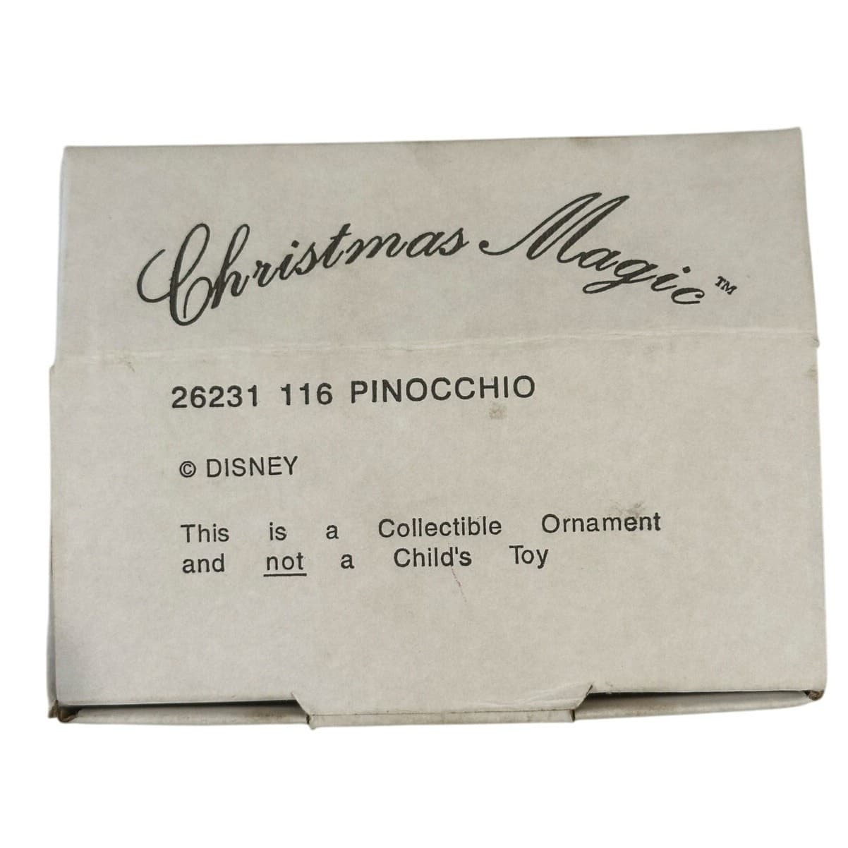Disney Christmas Magic #116 Grolier 1987 'Pinocchio' Christmas Ornament - Thumbnail 4