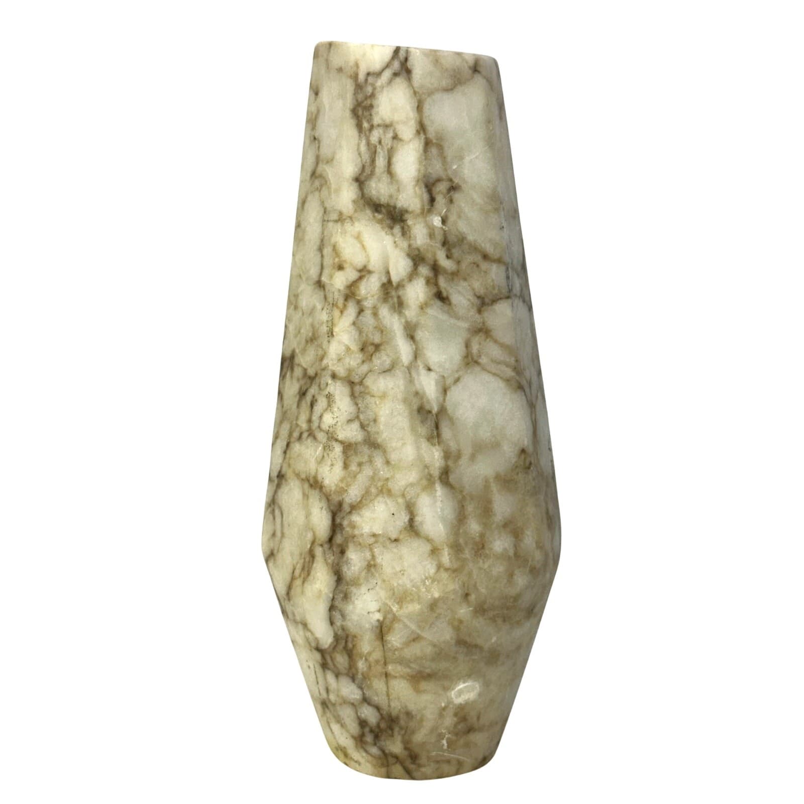 Antique Late 1800s Italian Objets d'Art Marble 6" Vase Exquisite Elegant Design - Thumbnail 3