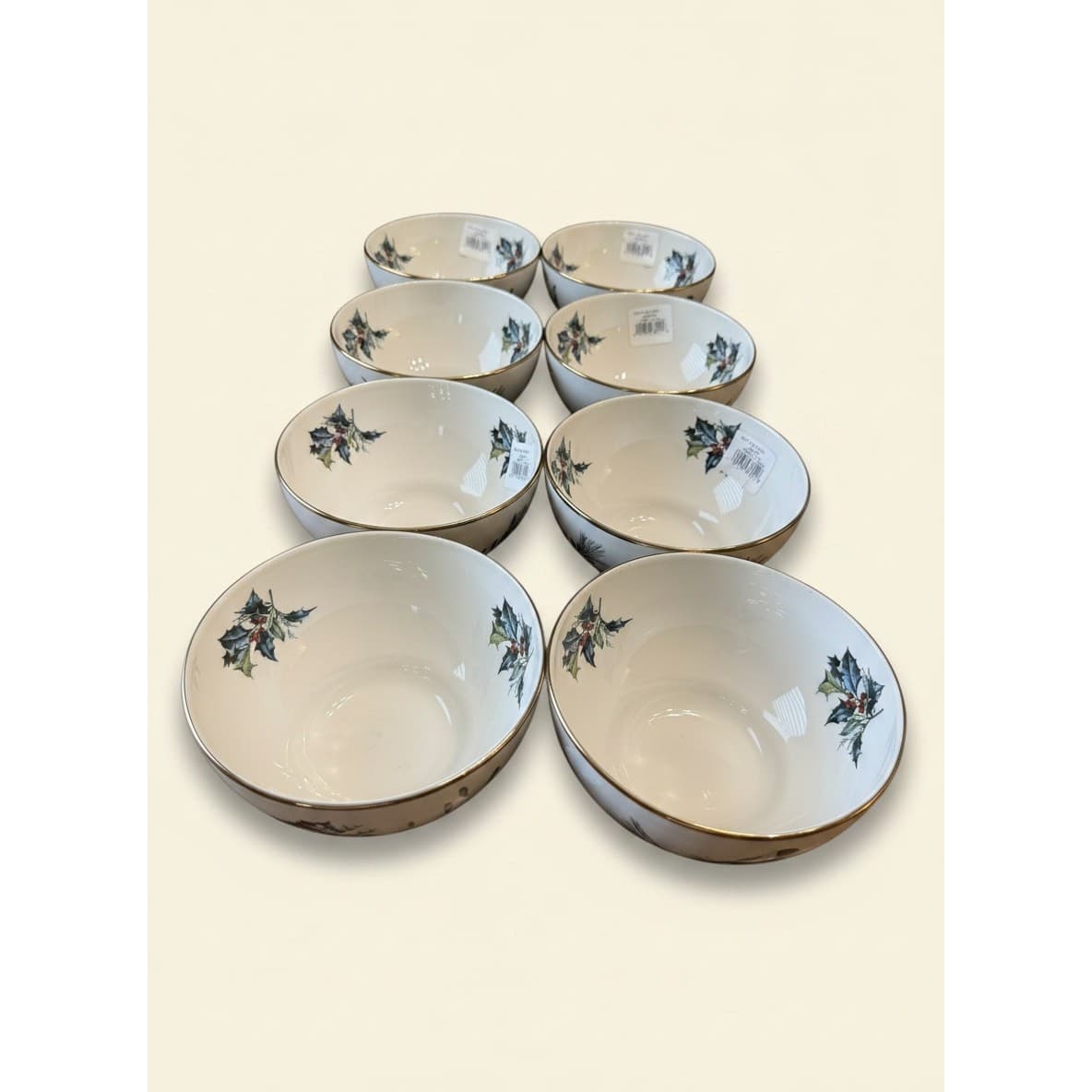 Lenox Holiday Winter Greetings 70 Pc Dinnerware Service for 8 w/Serving Pieces - Thumbnail 8