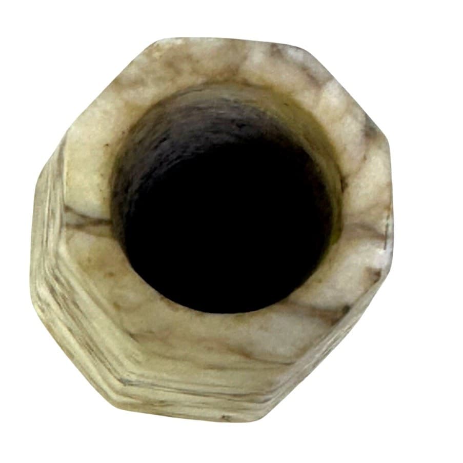 Antique Late 1800s Italian Objets d'Art Marble 6" Vase Exquisite Elegant Design - Thumbnail 6