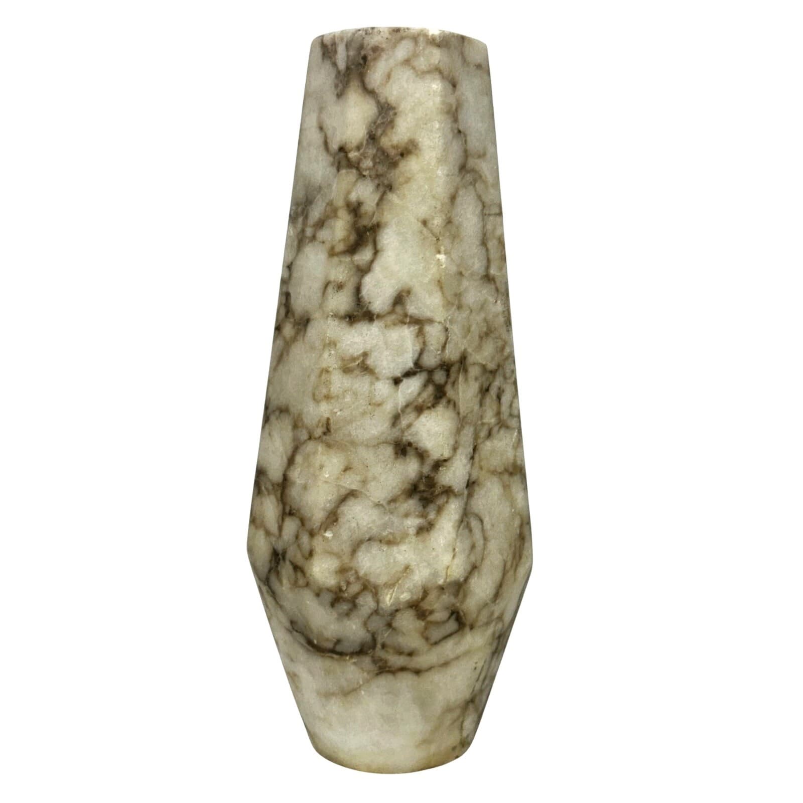 Antique Late 1800s Italian Objets d'Art Marble 6" Vase Exquisite Elegant Design - Thumbnail 4