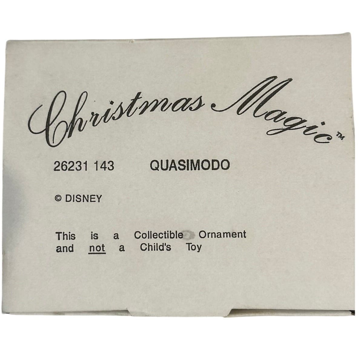 Disney Christmas Magic #143 Grolier 2001 'Quasimodo' Christmas Ornament - Thumbnail 4