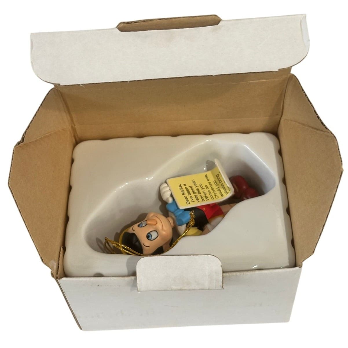 Disney Christmas Magic #116 Grolier 1987 'Pinocchio' Christmas Ornament - Thumbnail 3