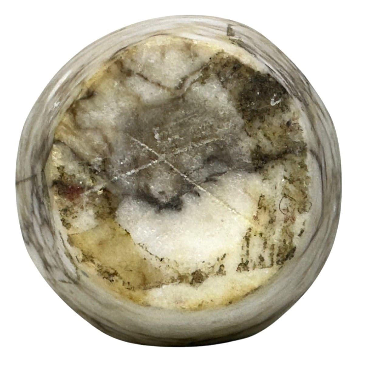 Antique Late 1800s Italian Objets d'Art Marble 6" Vase Exquisite Elegant Design - Thumbnail 7