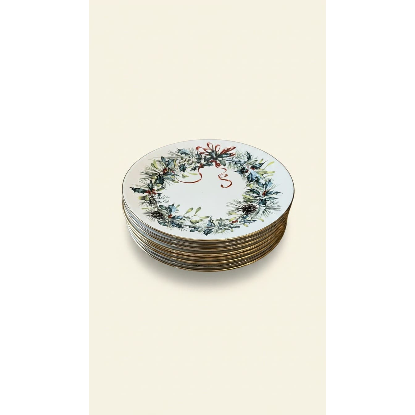 Lenox Holiday Winter Greetings 70 Pc Dinnerware Service for 8 w/Serving Pieces - Thumbnail 3