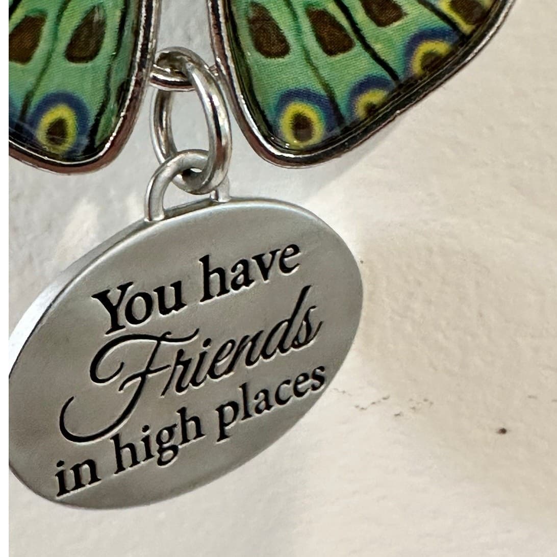 Colorful Butterfly Car Charm Ornament-'You Have Friends in High Places" - Thumbnail 4