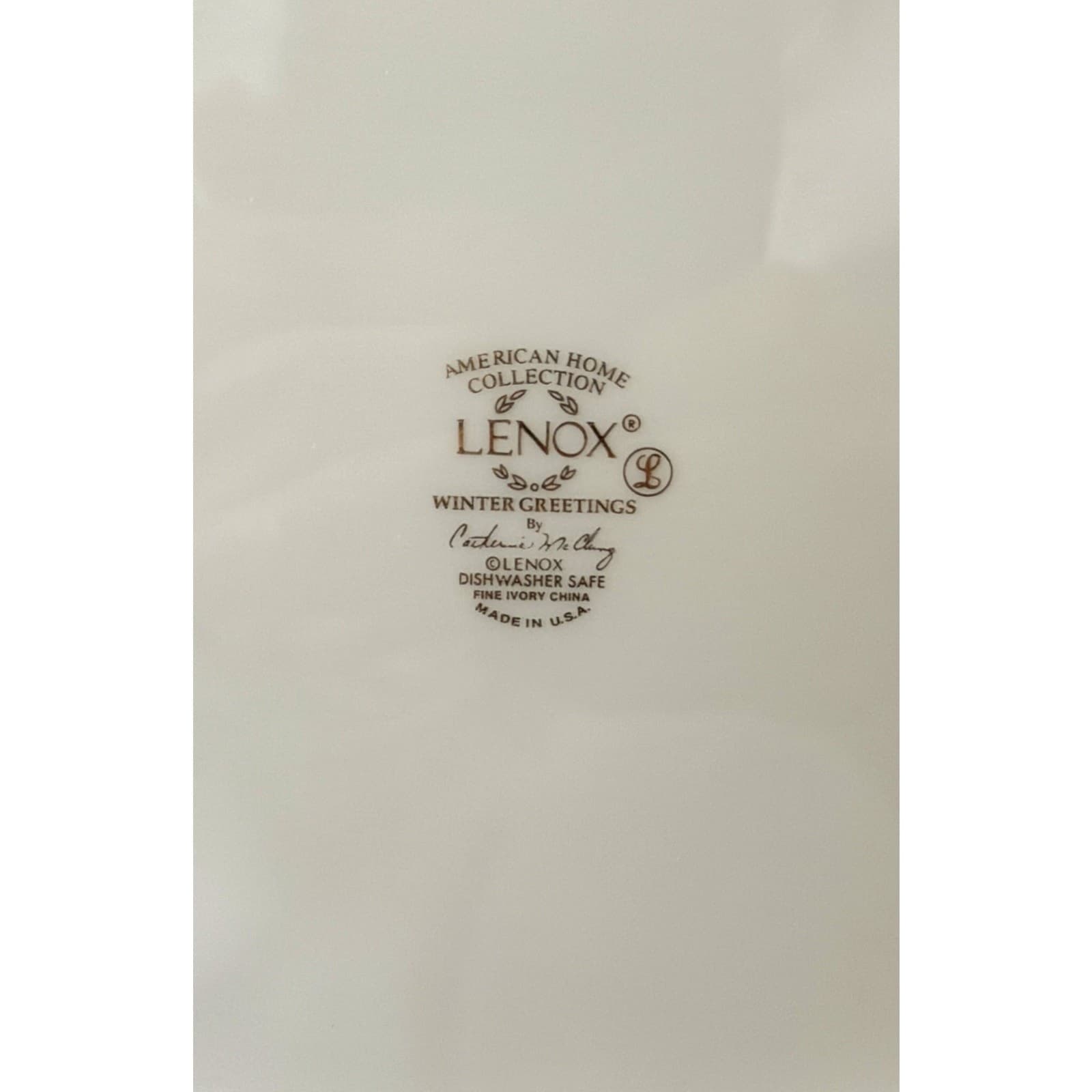 Lenox Holiday Winter Greetings 70 Pc Dinnerware Service for 8 w/Serving Pieces - Thumbnail 20