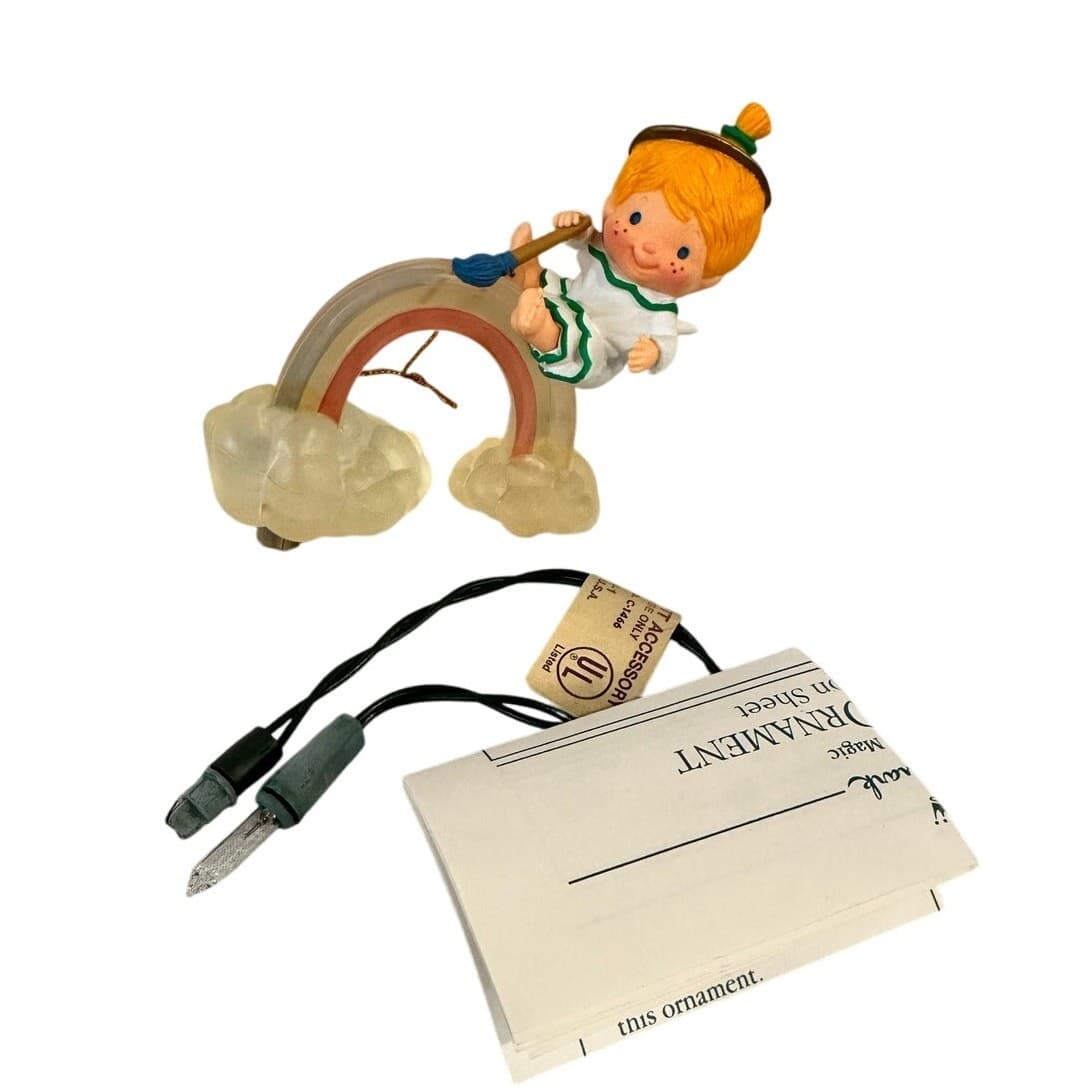 Hallmark Vintage Lighted Ornaments 1985 Katybeth & 1987 North Pole Power & Light - Thumbnail 3