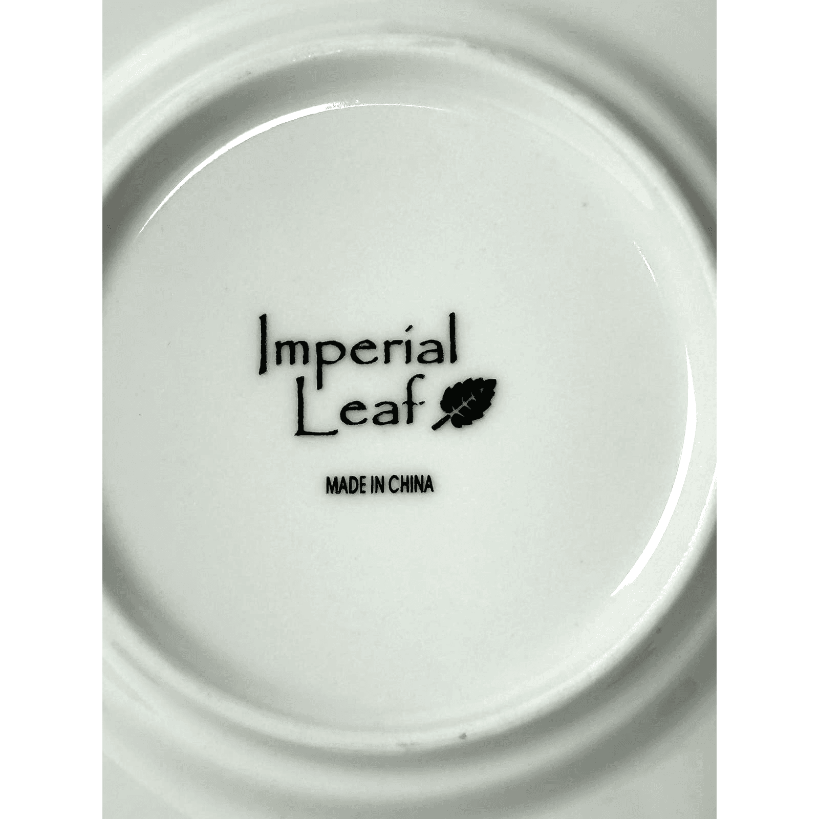 Vintage Imperial Tobacco Leaf China Floral Gold Trim Saucer Retired-6.25" - Thumbnail 7