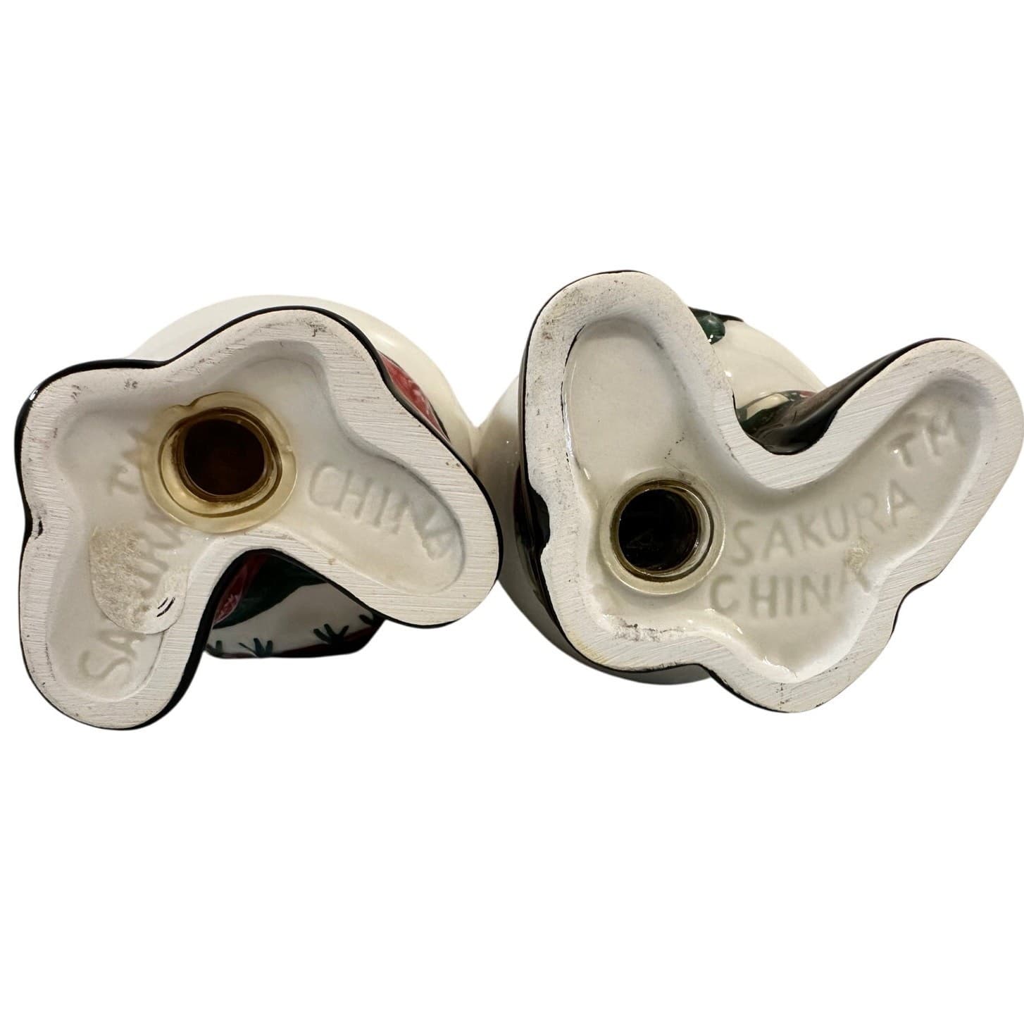 Sakura Debbie Mumm 'Winter Follies' Snowmen Vintage 90s Salt and Pepper Shakers - Thumbnail 5