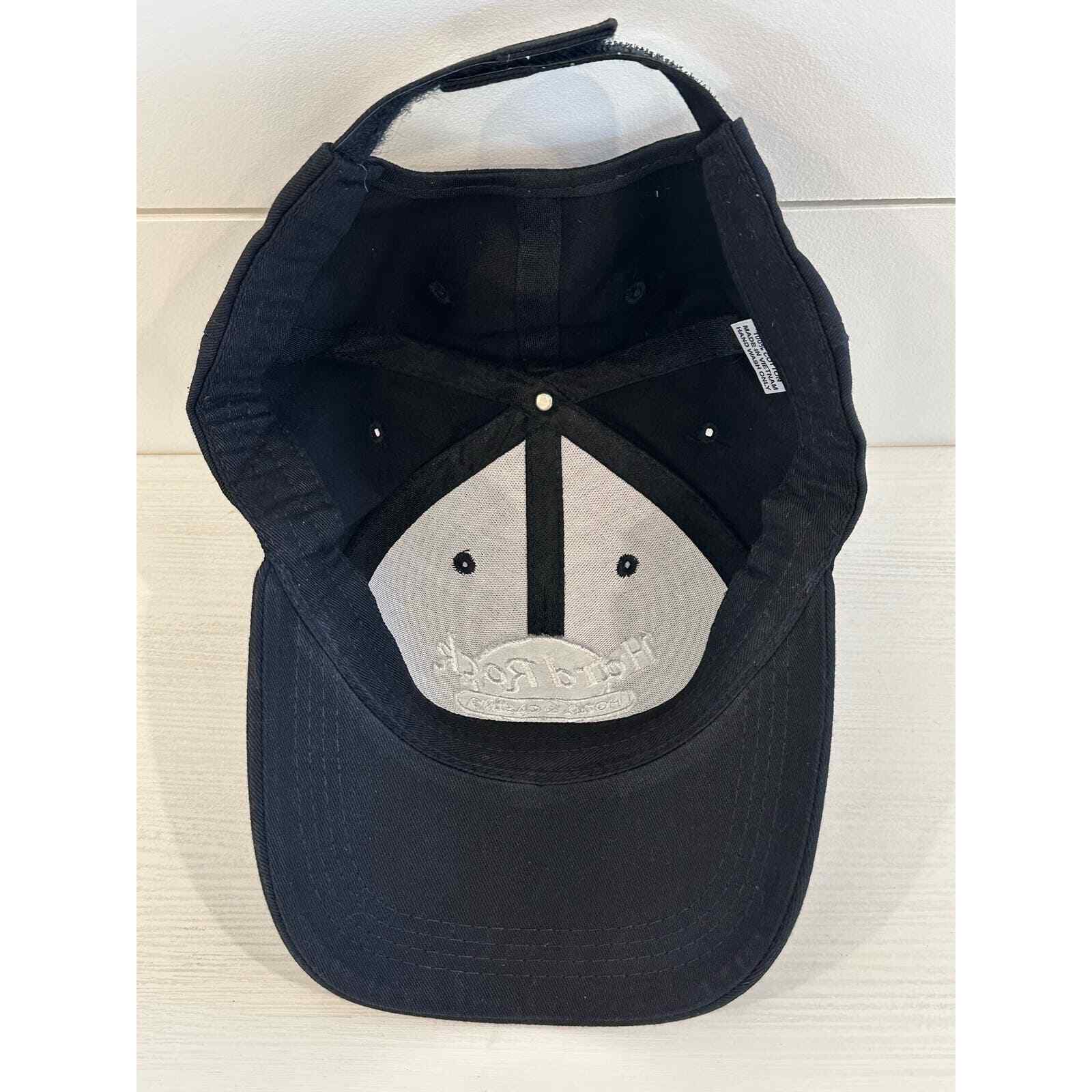 Hard Rock Hotel and Casino Lake Tahoe New Adult Adjustable Black Baseball Cap - Thumbnail 6