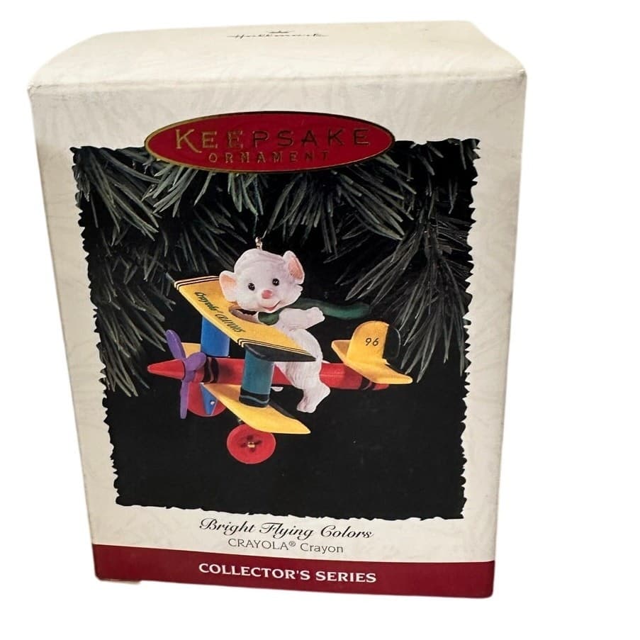 Hallmark Crayola Crayon Collector's Series 1994, 1995 & 1996 Christmas Ornaments - Thumbnail 4