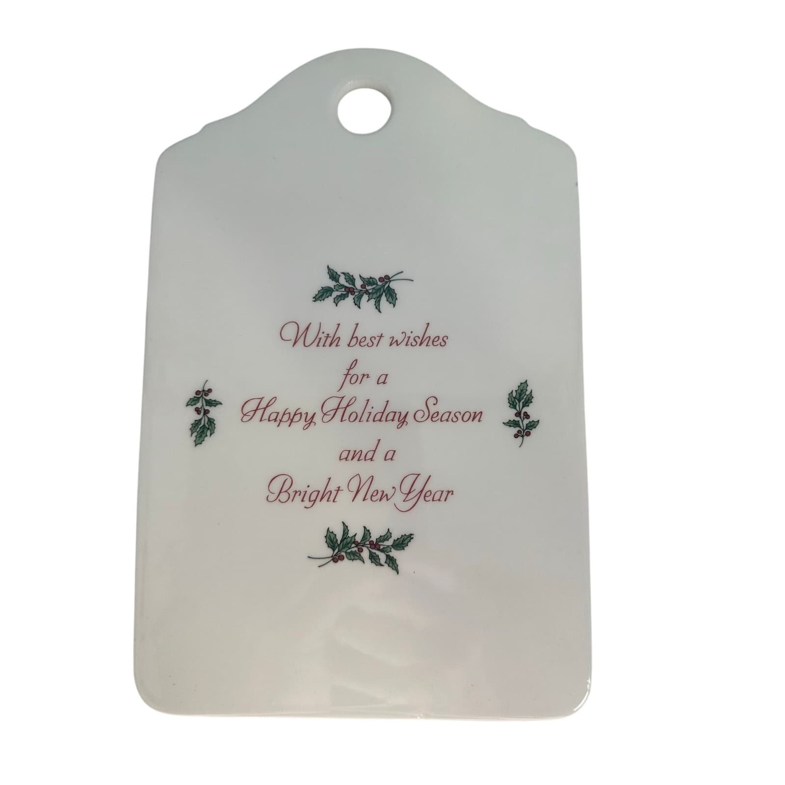 Nikko Japan Christmastime Retired Ceramic Cutting Trivet Snack Cheese Board - Thumbnail 3
