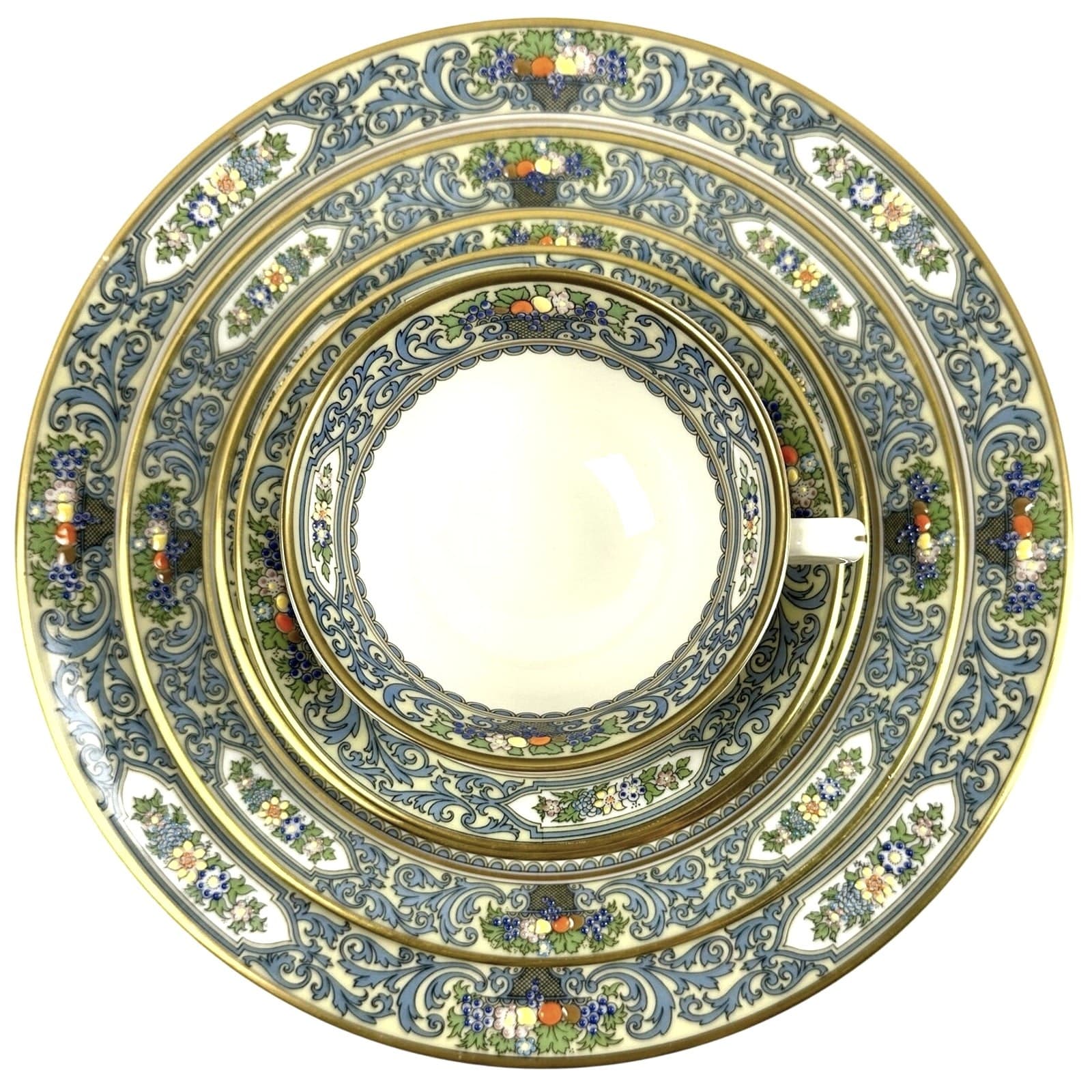 LENOX 'Autumn' Gold Stamp 5-Piece Place Setting Excellent and Exquisite! - Thumbnail 2