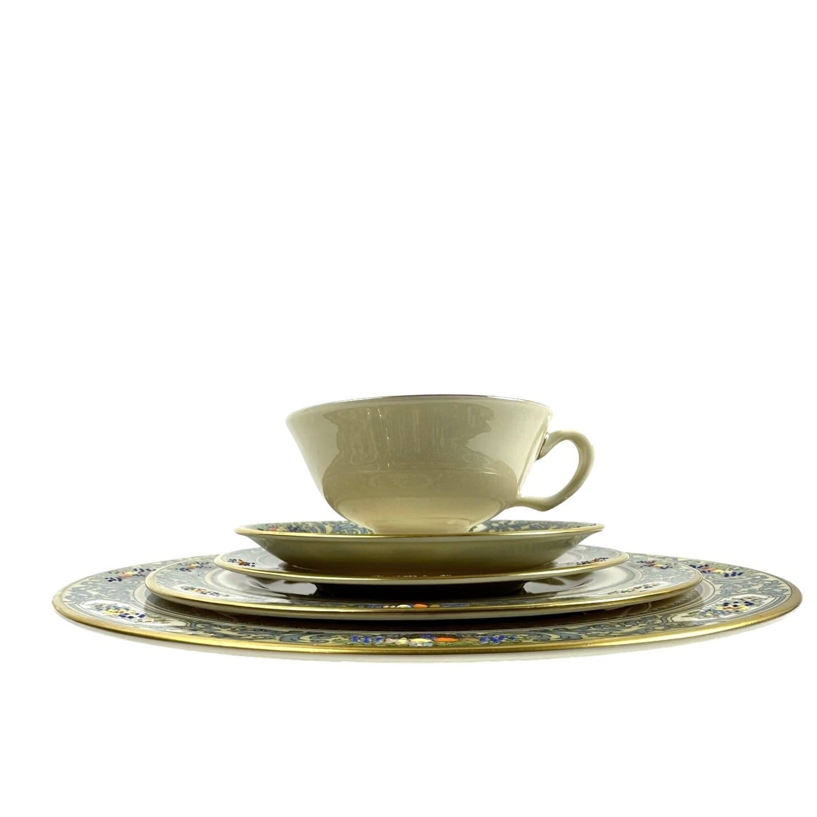 LENOX 'Autumn' Gold Stamp 5-Piece Place Setting Excellent and Exquisite! - Thumbnail 9