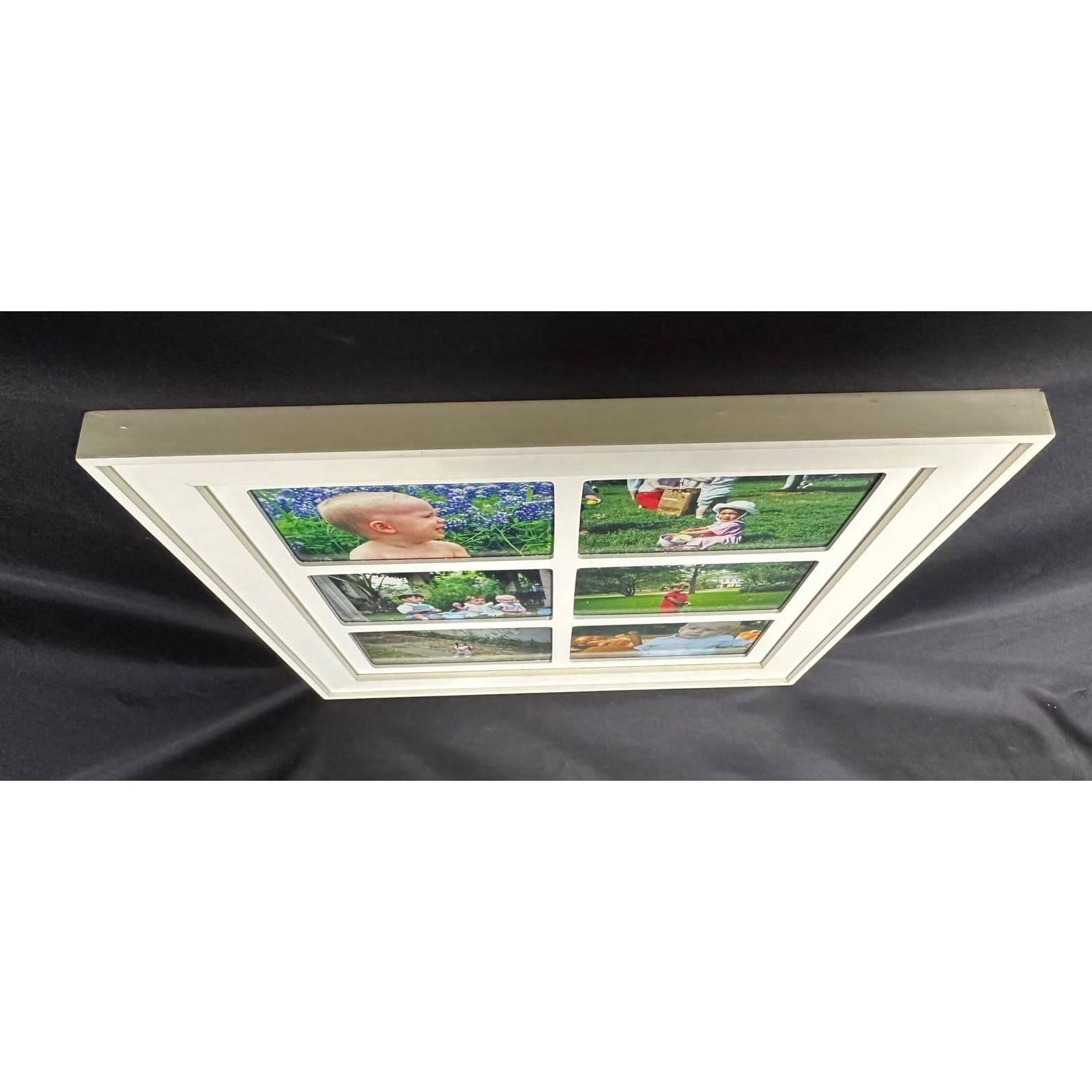 White Wall Picture Frame for Six 4 x 6 Photos 15“ Square EX - Thumbnail 4