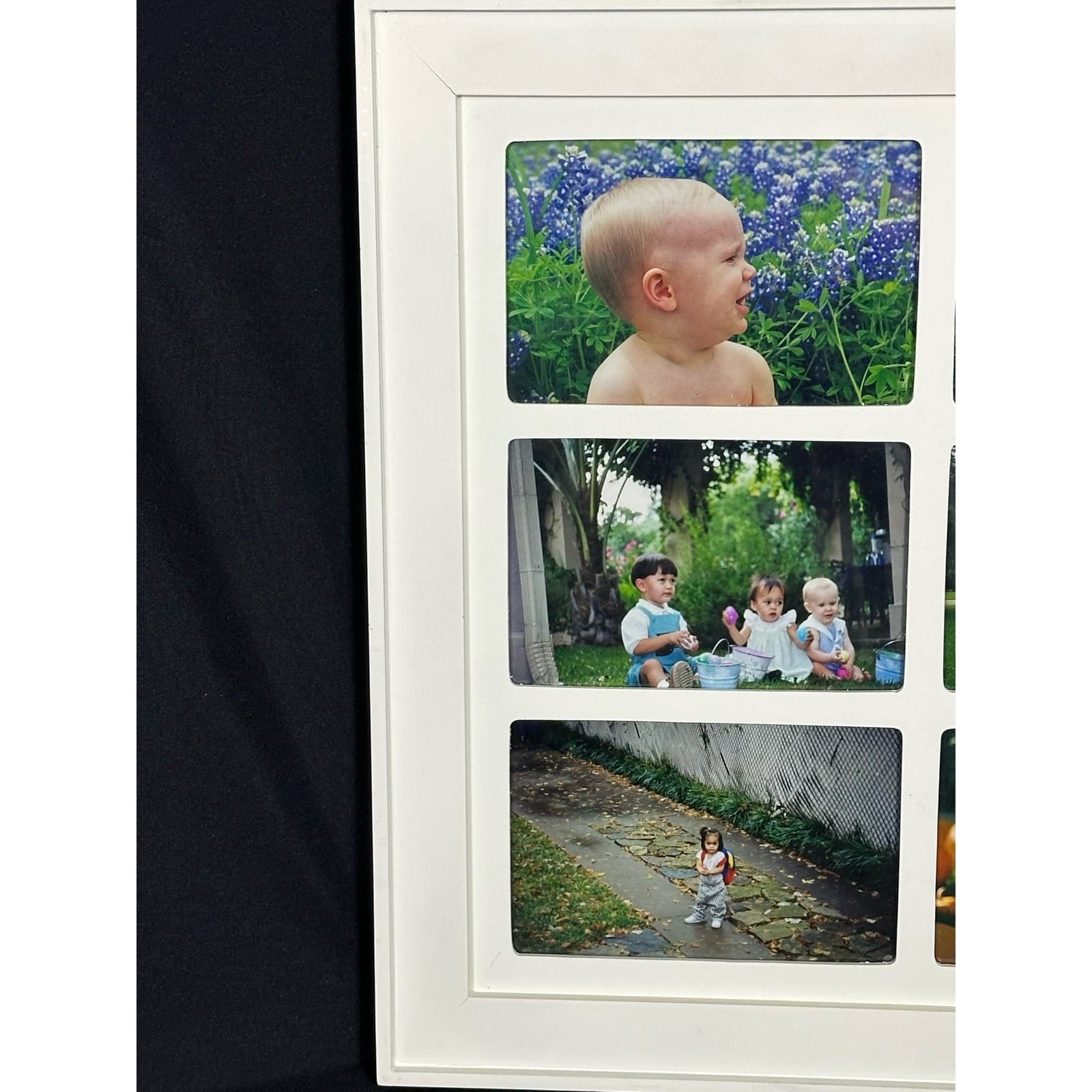 White Wall Picture Frame for Six 4 x 6 Photos 15“ Square EX - Thumbnail 2