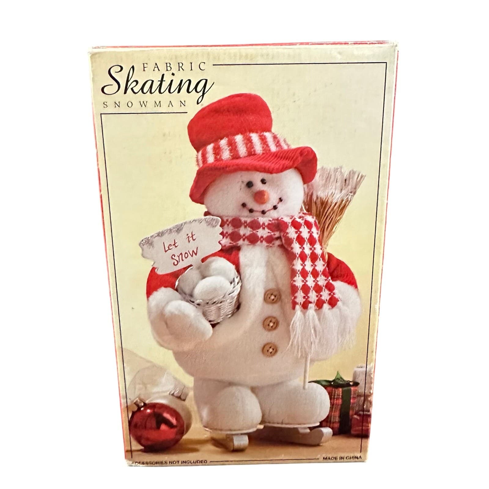 Fabric Skating Snowman Figure by Costco - Thumbnail 8