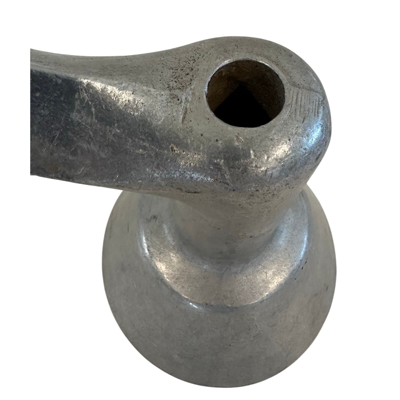 Large Aluminum Vintage Commercial Dough Hook - Thumbnail 5