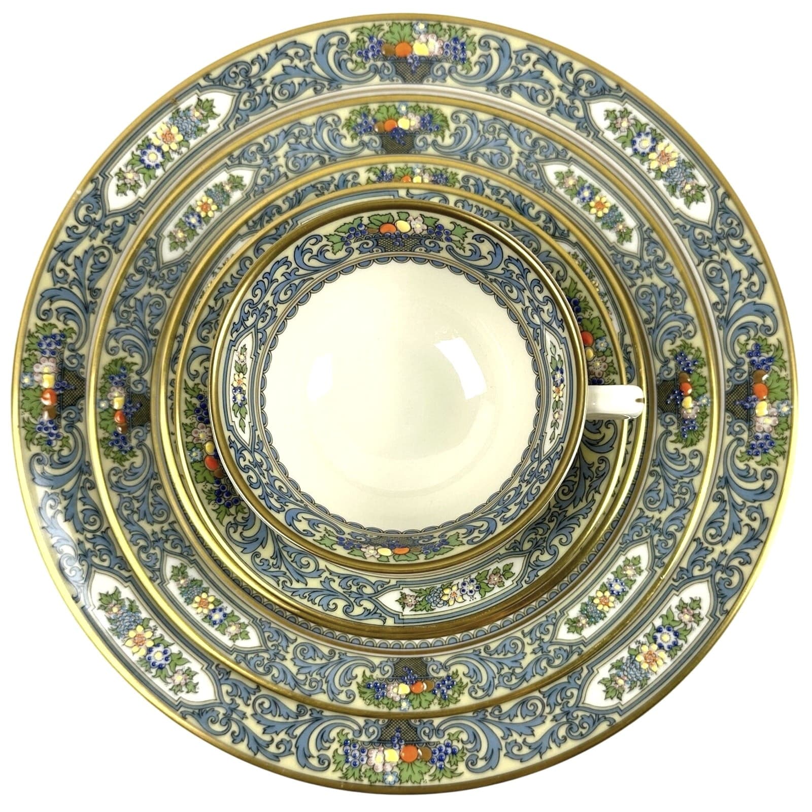 LENOX 'Autumn' Gold Stamp 5-Piece Place Setting Excellent and Exquisite! - Thumbnail 8
