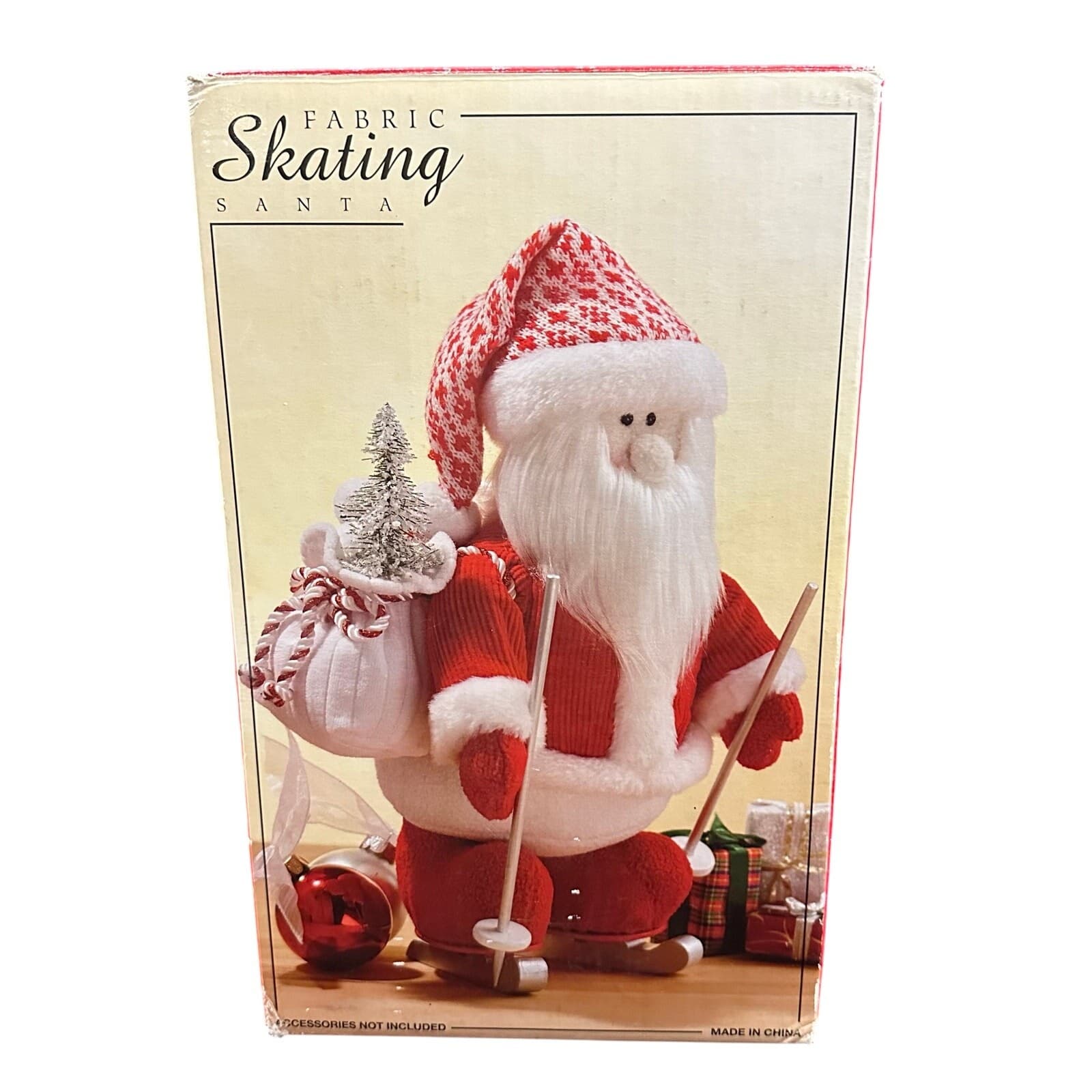 Fabric 13" Skating Santa for Costco - Thumbnail 9