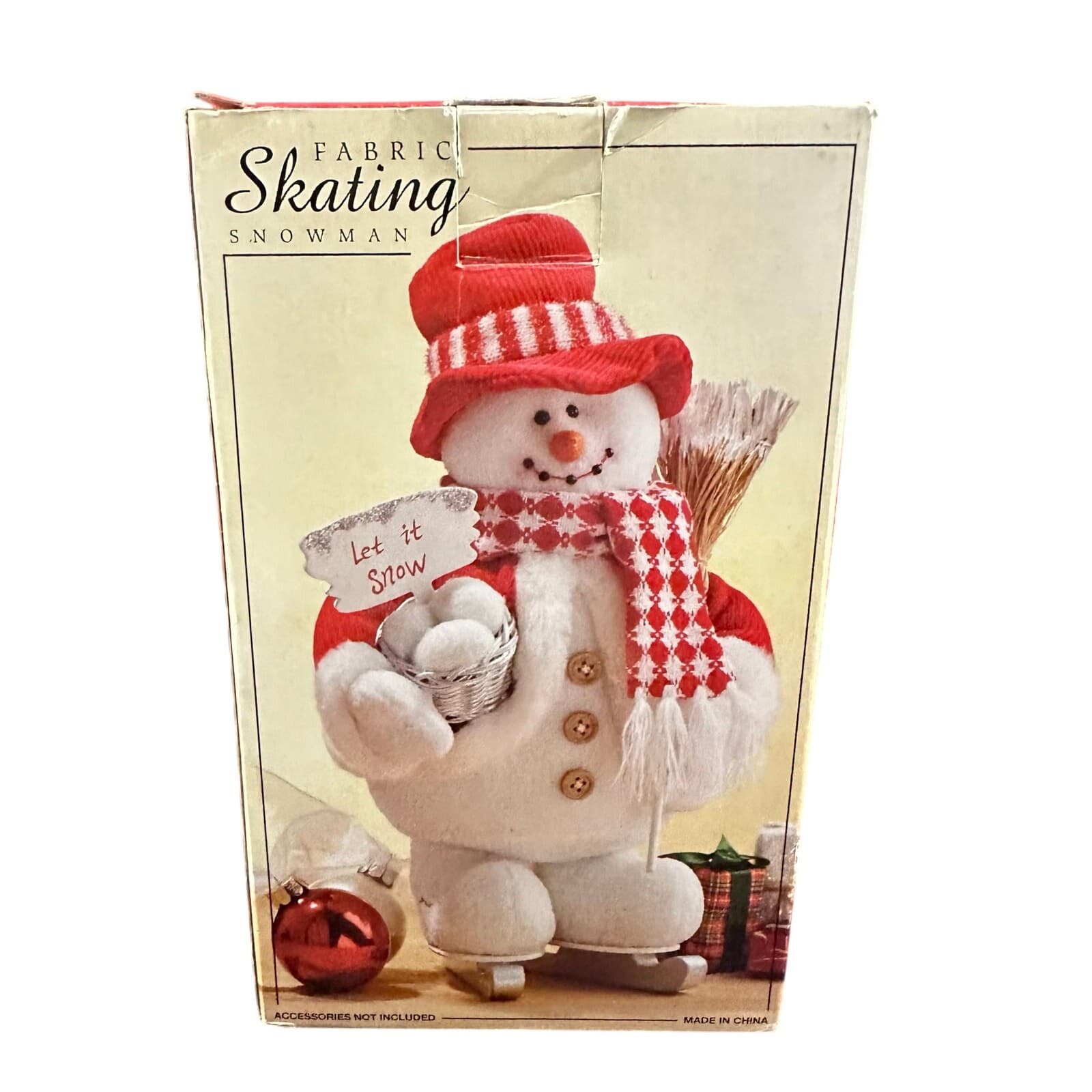 Fabric Skating Snowman Figure by Costco - Thumbnail 6