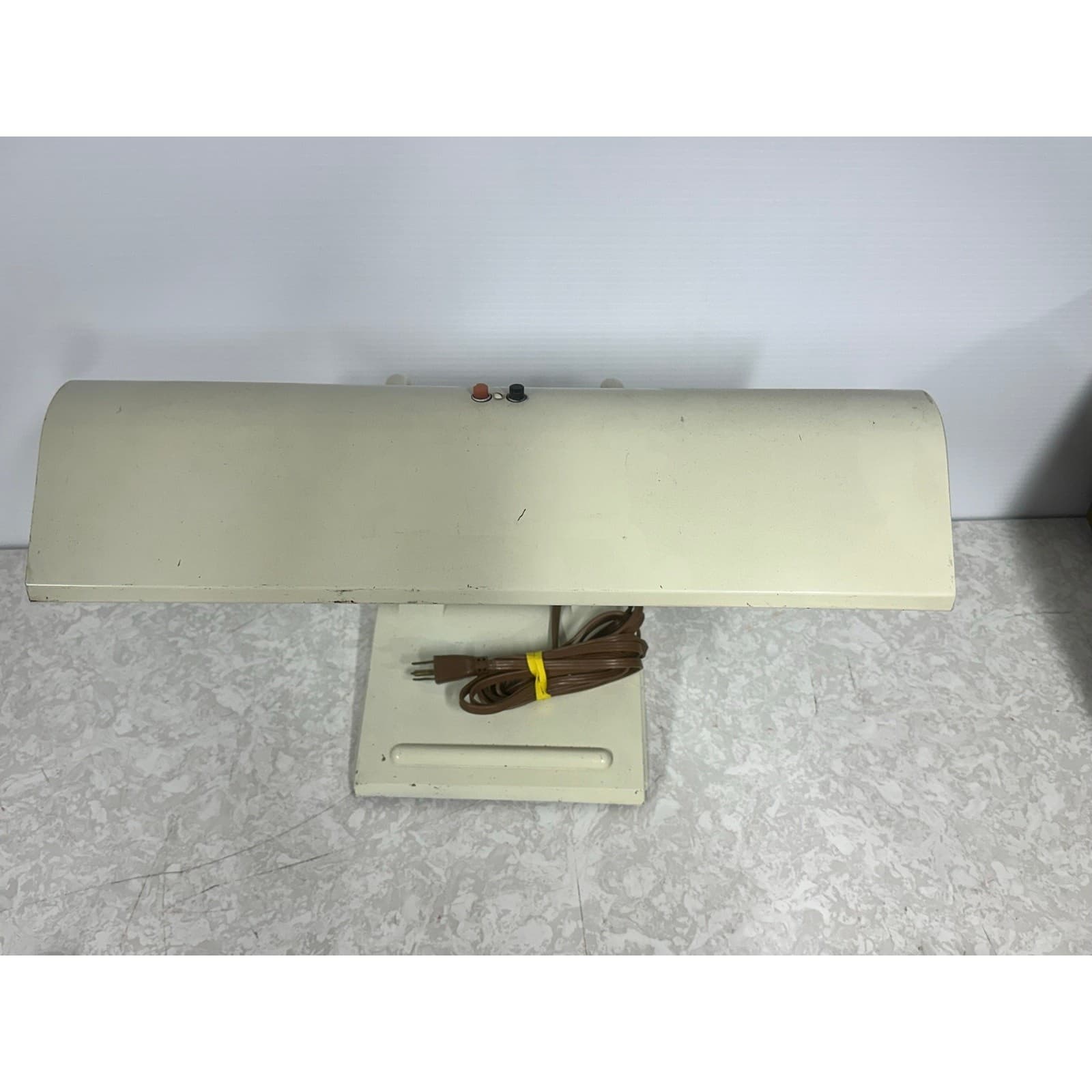 Art Specialty Midcentury Cream Color Fluorescent Desk Lamp - Thumbnail 2