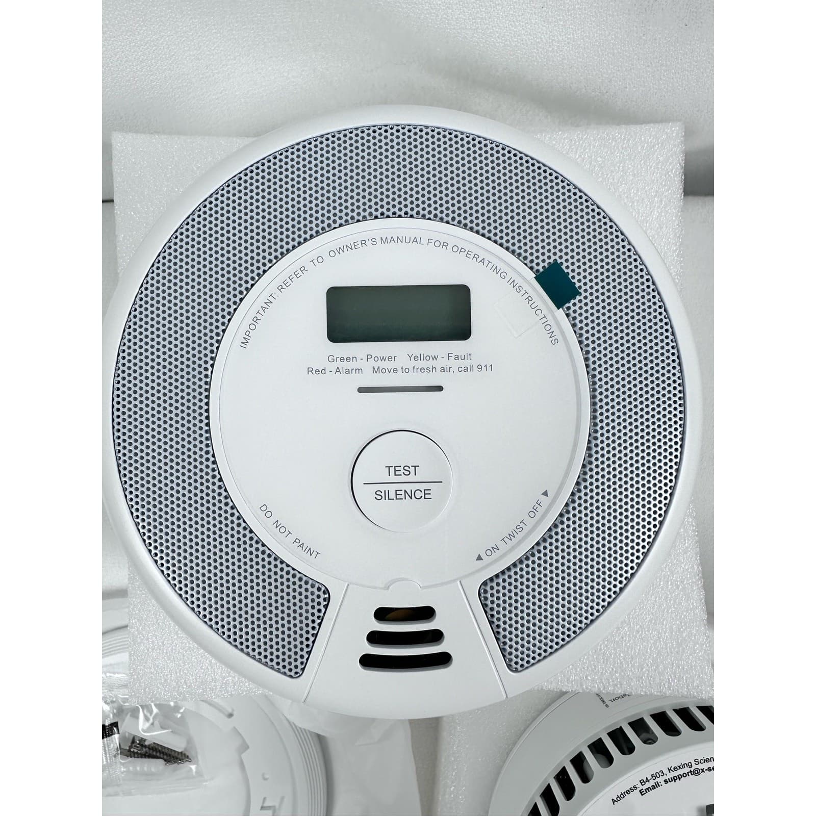 X-Sense Wireless Interconnected Combo Smoke/CO2 Detector 2-pack 10 yr Battery - Thumbnail 5