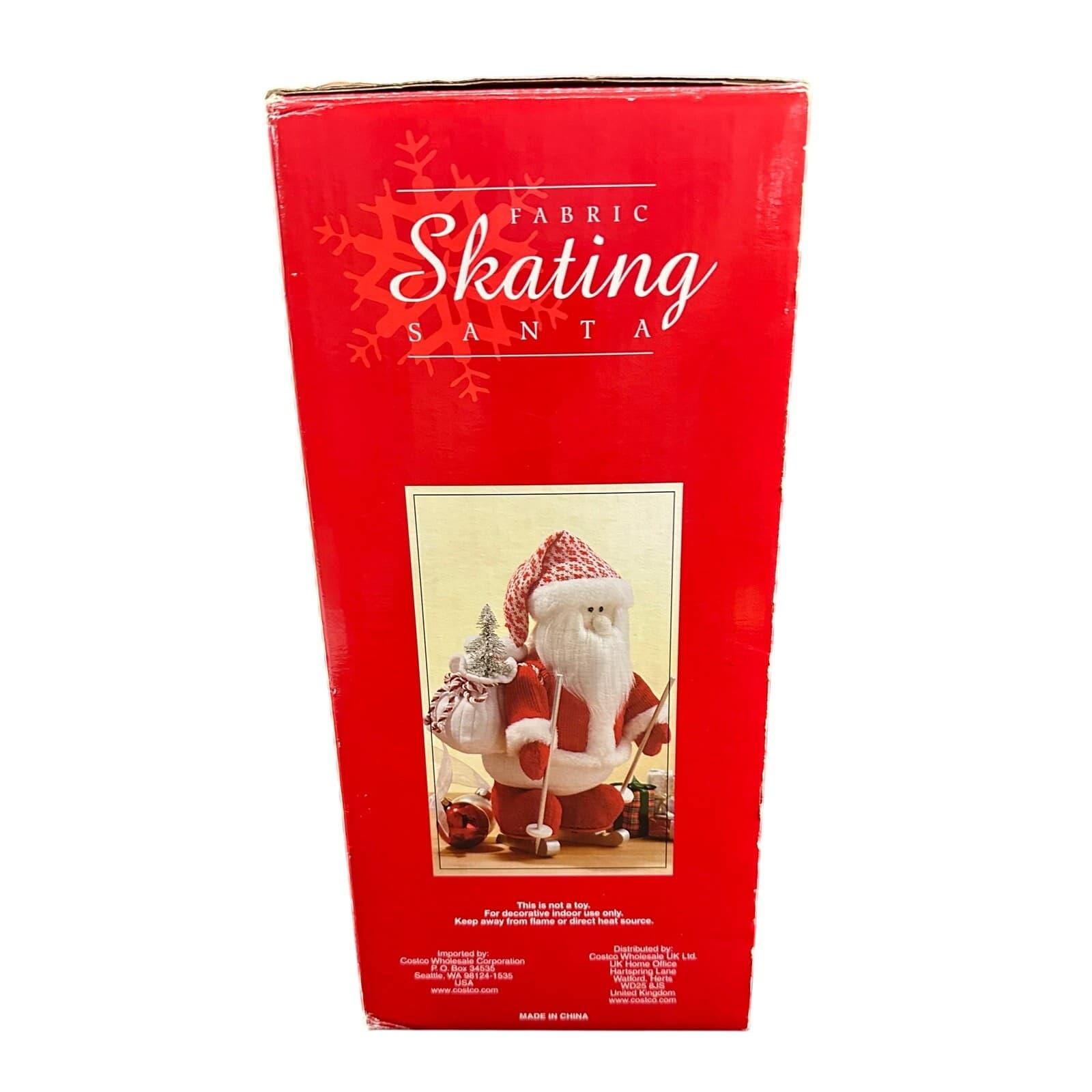 Fabric 13" Skating Santa for Costco - Thumbnail 12