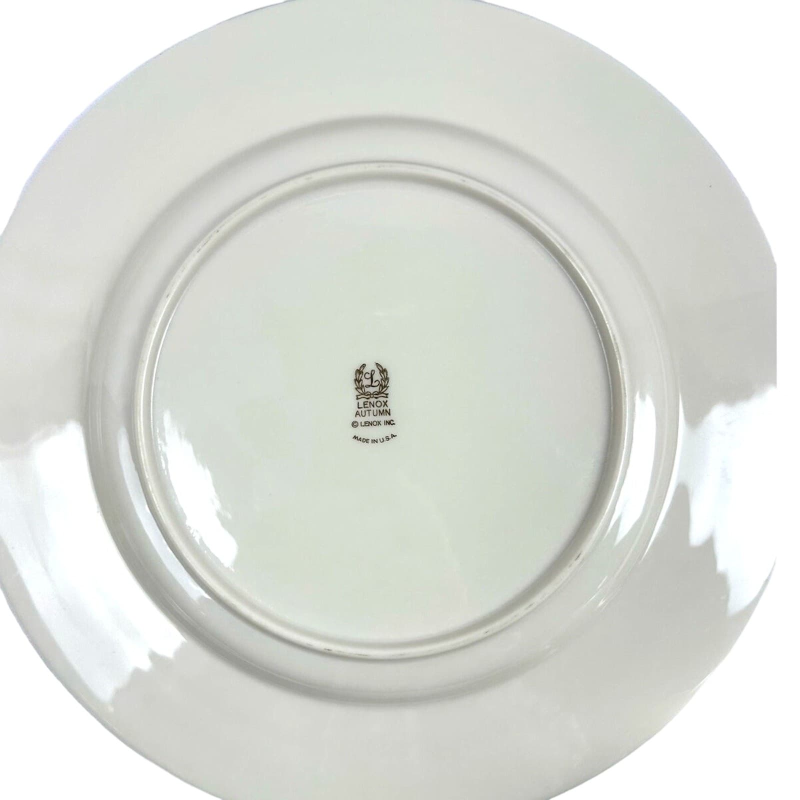 LENOX 'Autumn' Gold Stamp 5-Piece Place Setting Excellent and Exquisite! - Thumbnail 15