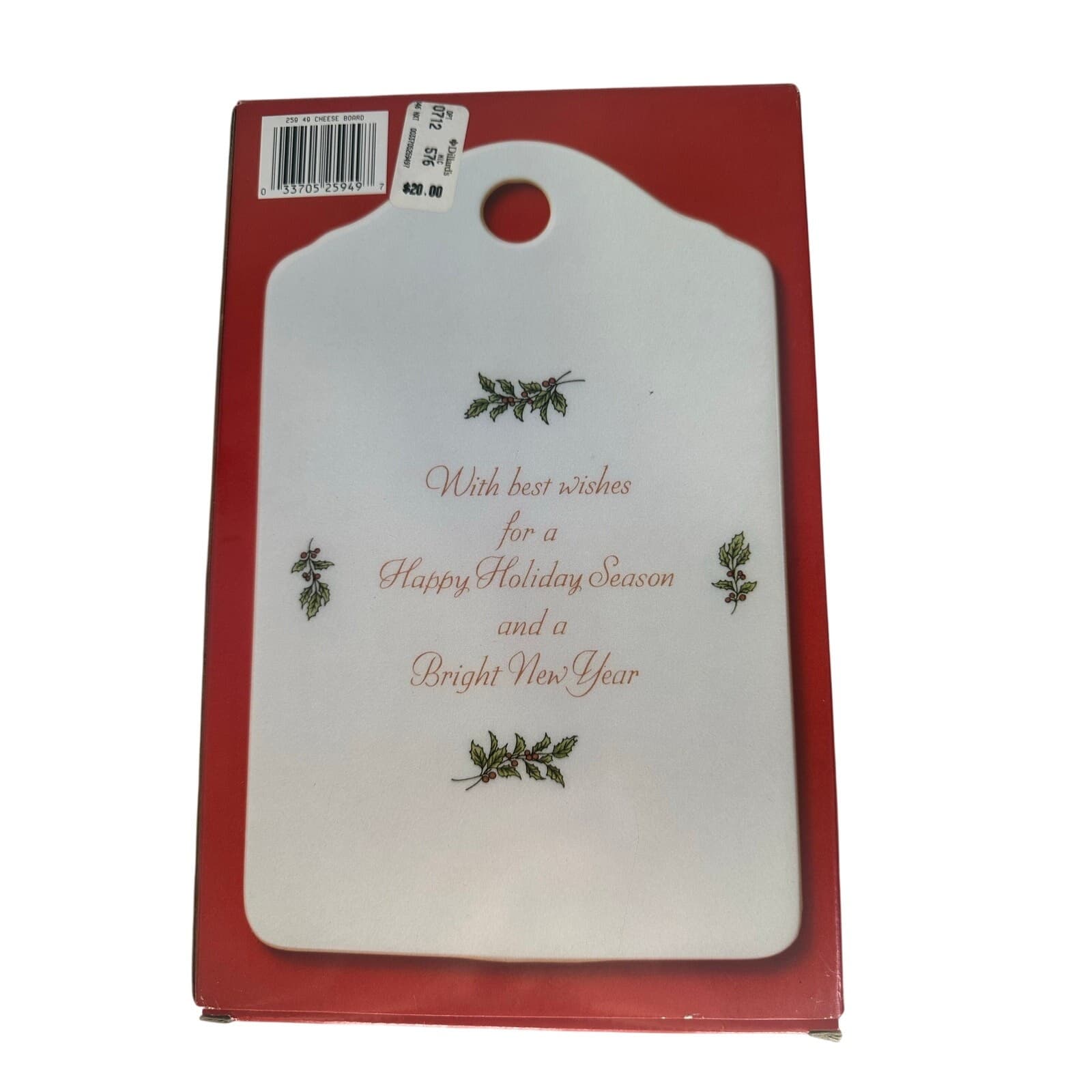 Nikko Japan Christmastime Retired Ceramic Cutting Trivet Snack Cheese Board - Thumbnail 4