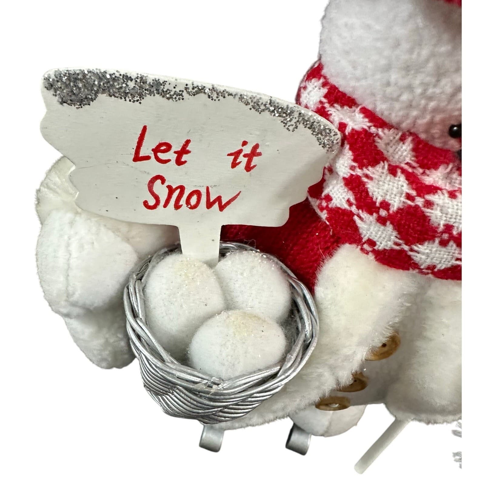 Fabric Skating Snowman Figure by Costco - Thumbnail 5