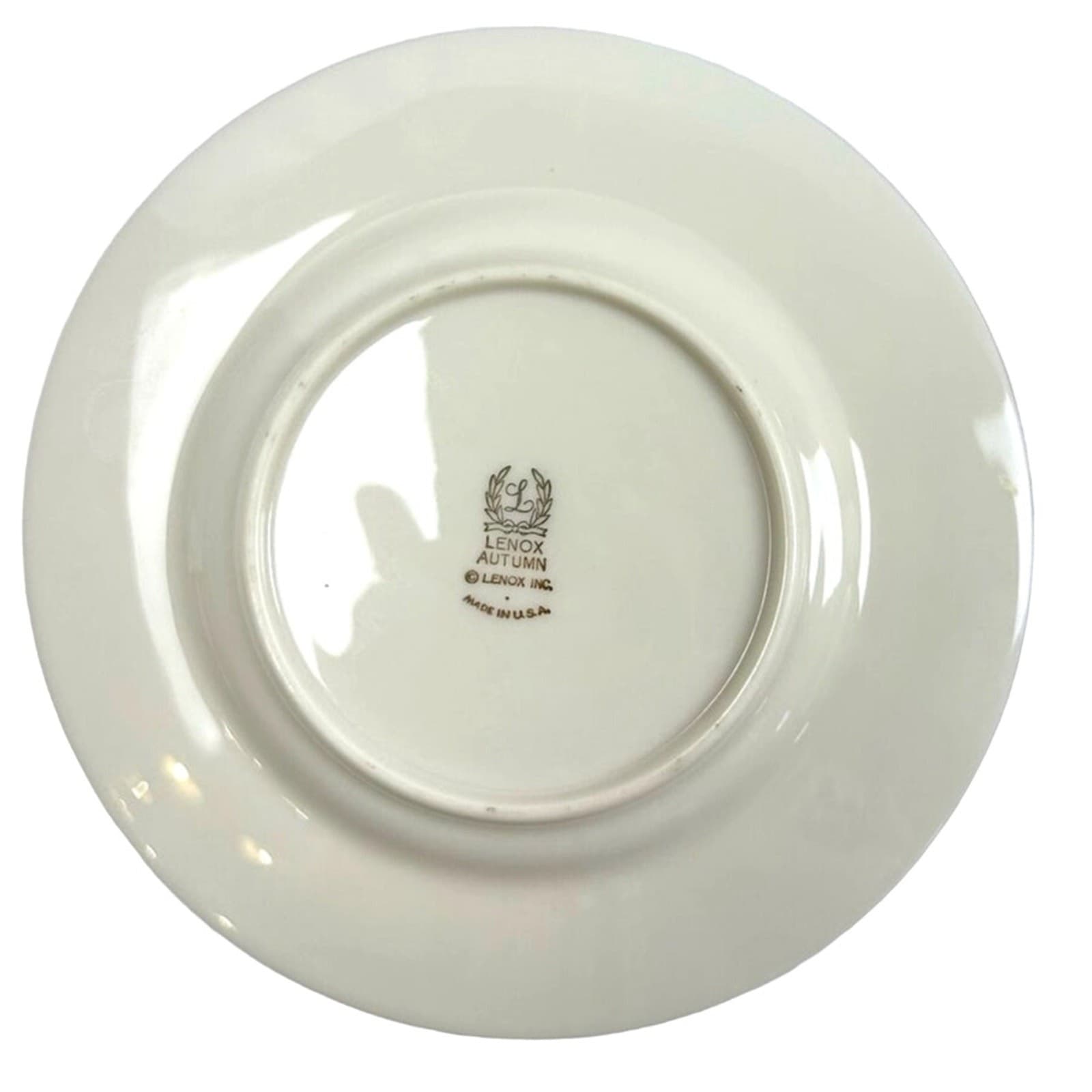 LENOX 'Autumn' Gold Stamp 5-Piece Place Setting Excellent and Exquisite! - Thumbnail 12