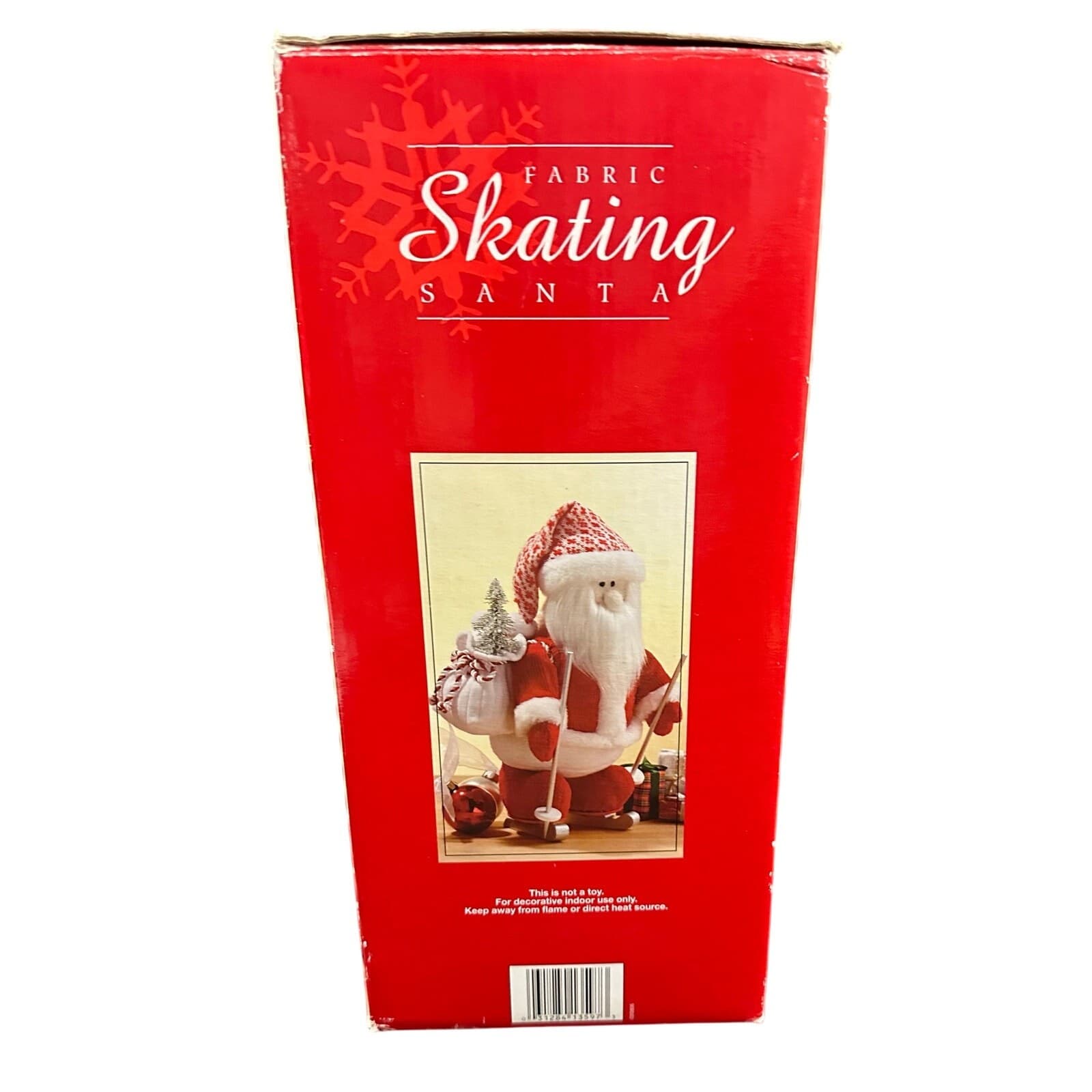 Fabric 13" Skating Santa for Costco - Thumbnail 10