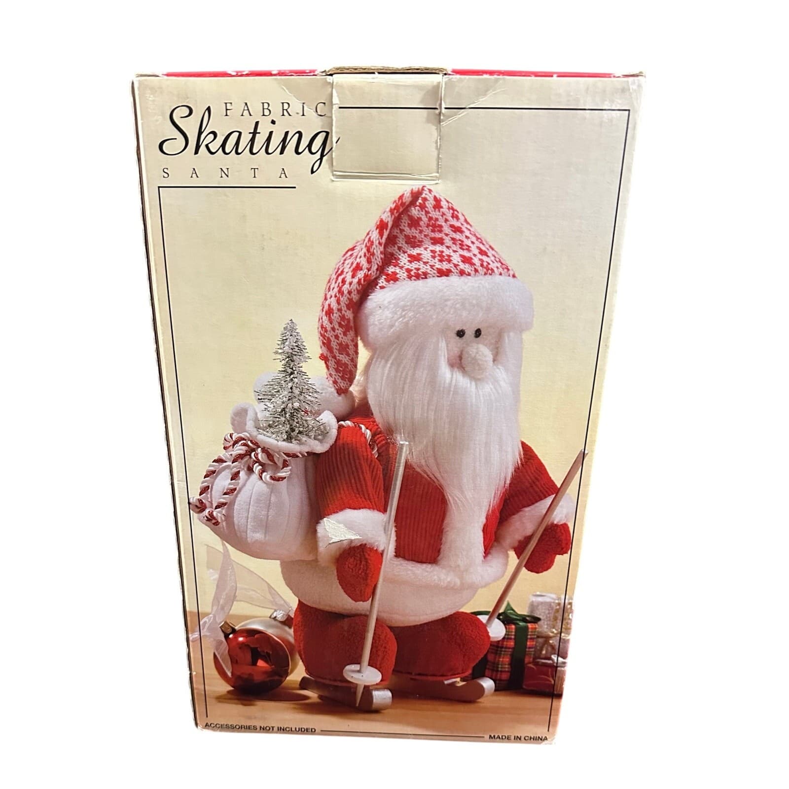 Fabric 13" Skating Santa for Costco - Thumbnail 11