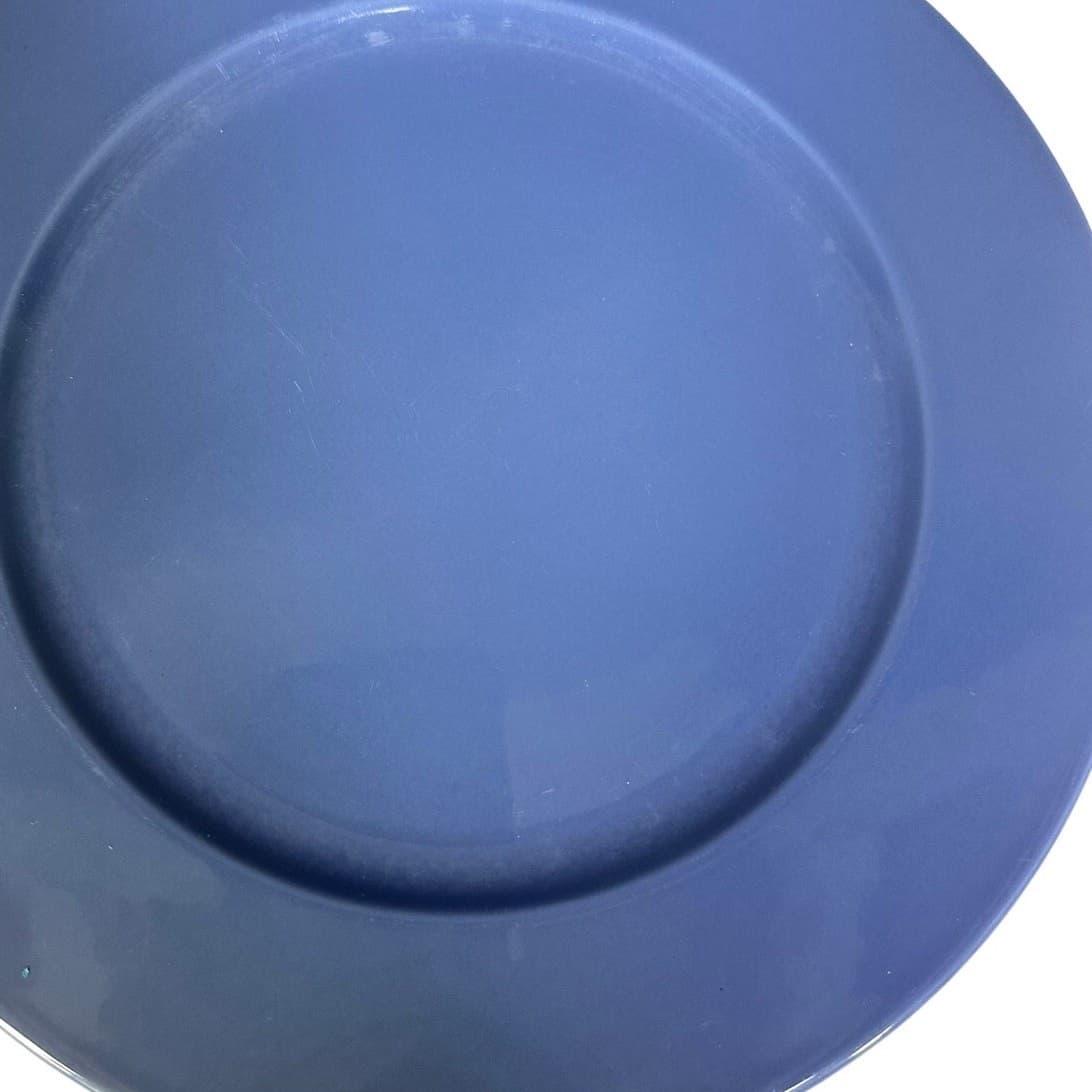Lenox 'Casual Colors' Italy 12.25" Retired 2005 Blue Dinner Plates-Set of 4 - Thumbnail 3