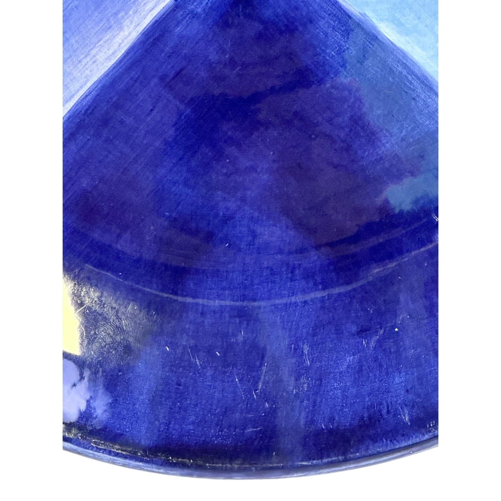Tabletops Unlimited Retired 1998-2006 'Quadrettini' Blue 10 3/8" Dinner Plate - Thumbnail 6