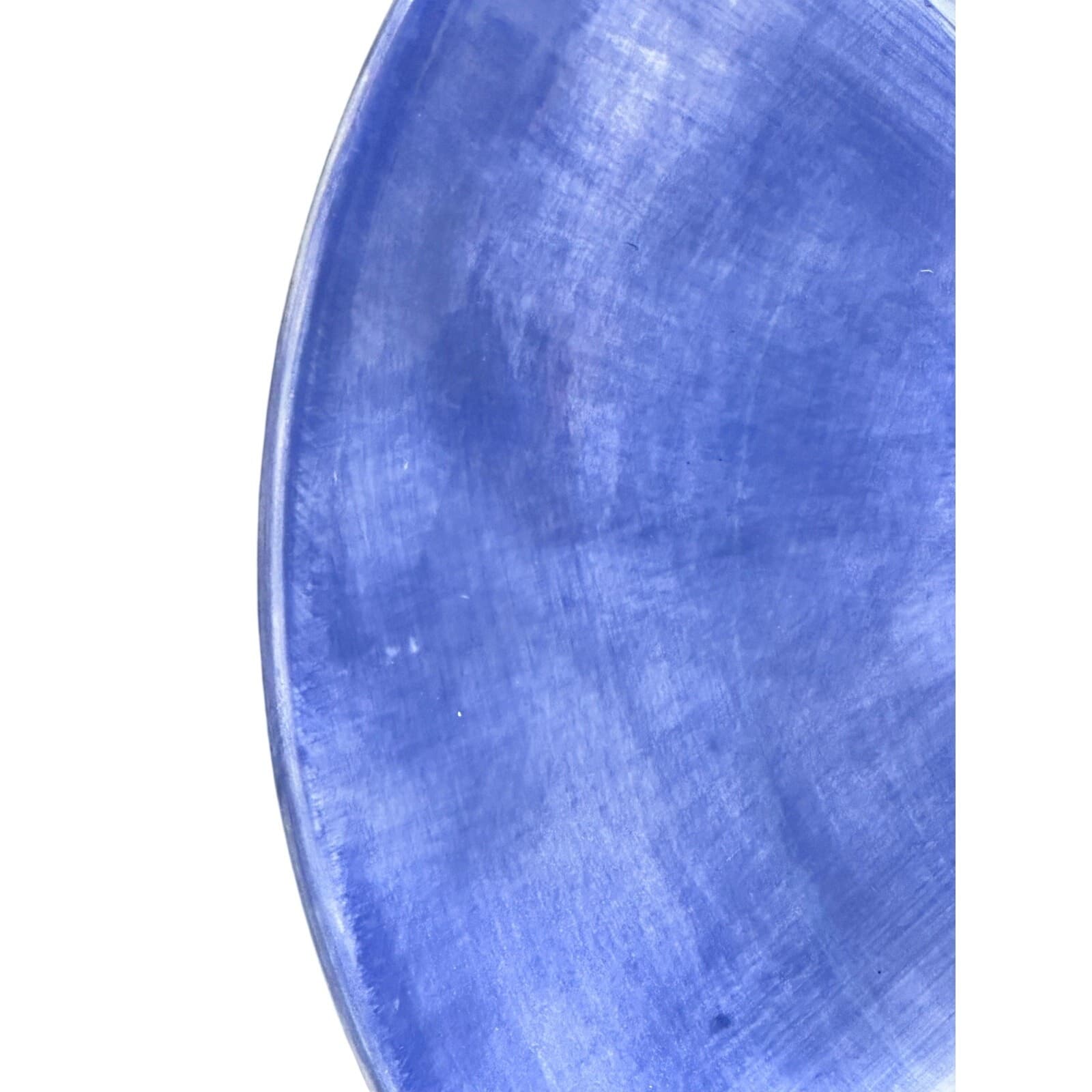 Tabletops Unlimited Retired 1998-2006 'Quadrettini' Blue 10 3/8" Dinner Plate - Thumbnail 3