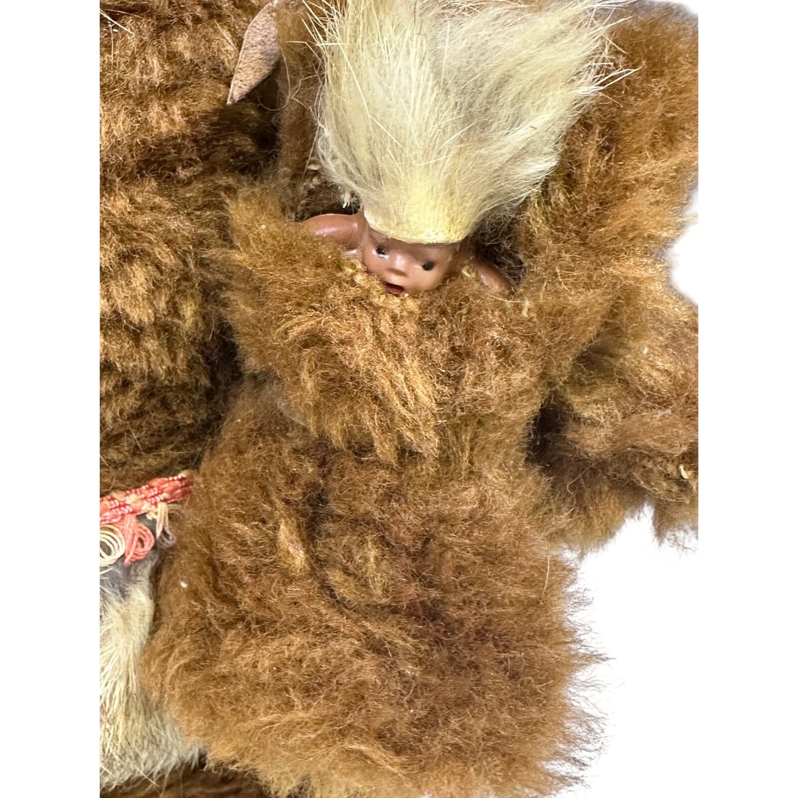 Adorable 18" Eskimo Doll Fur Parka/Pants by Regal Toy Company Canada - Thumbnail 5
