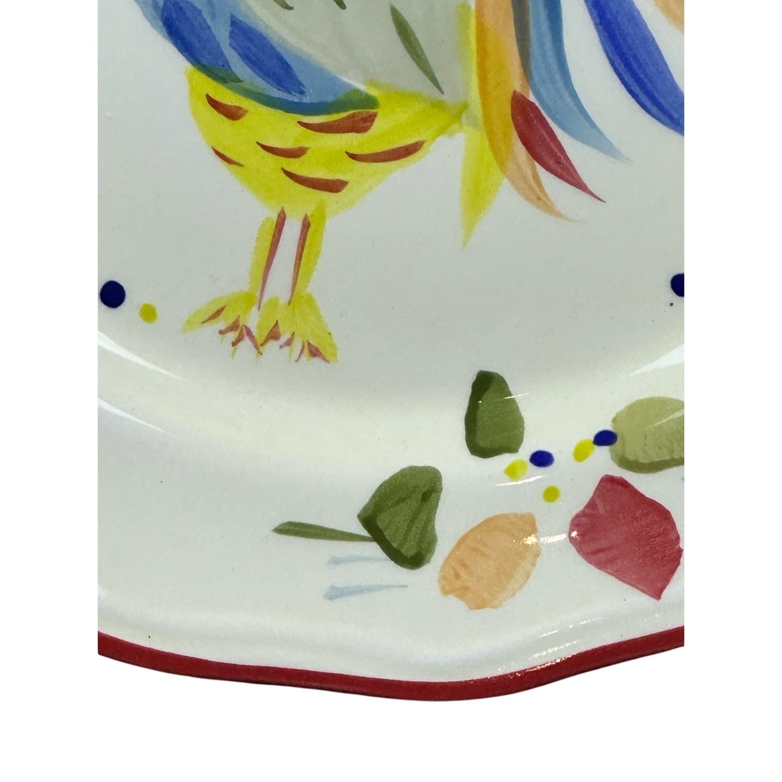 Dining Style Rooster Salad Dessert Plate-8.5" - Thumbnail 4
