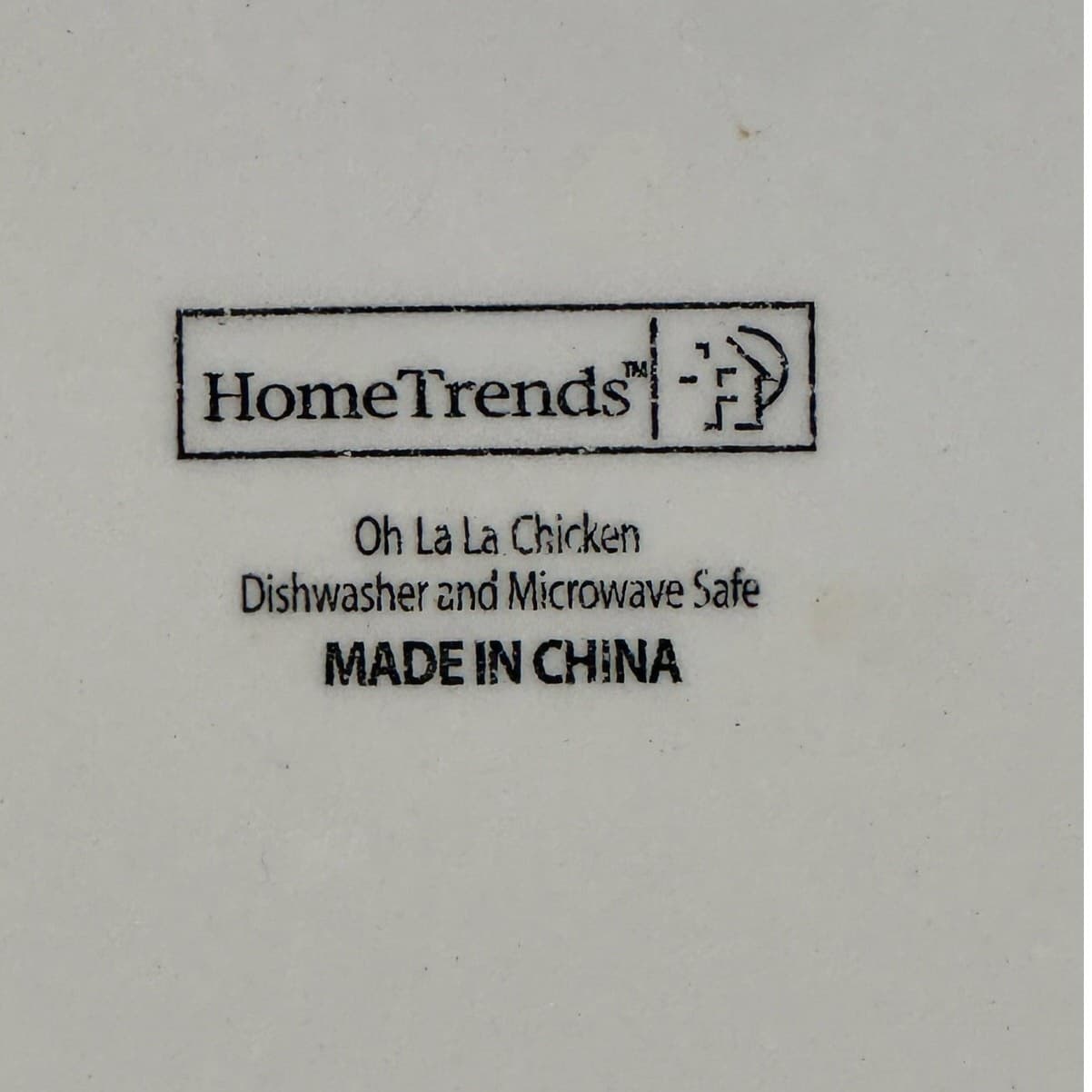 Home Trends Oh La La Chicken Dinner 11" Plate - Thumbnail 7