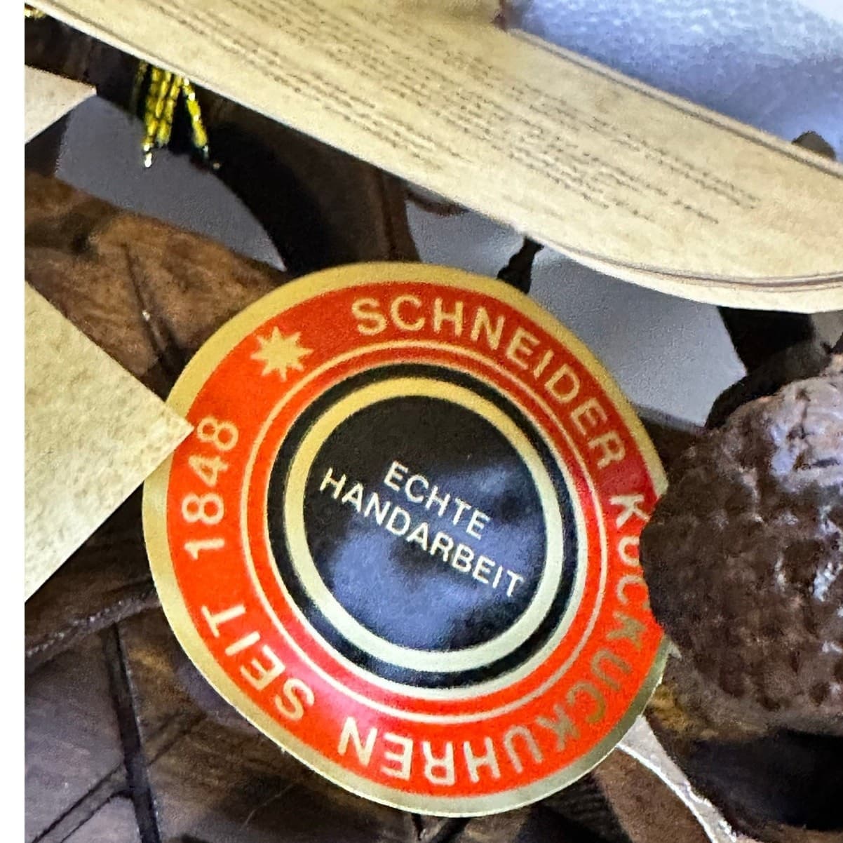 Schwarzwalder Uhren Schneider Black Forest 20" Cuckoo Clock Model 8TMT582-18-New - Thumbnail 14