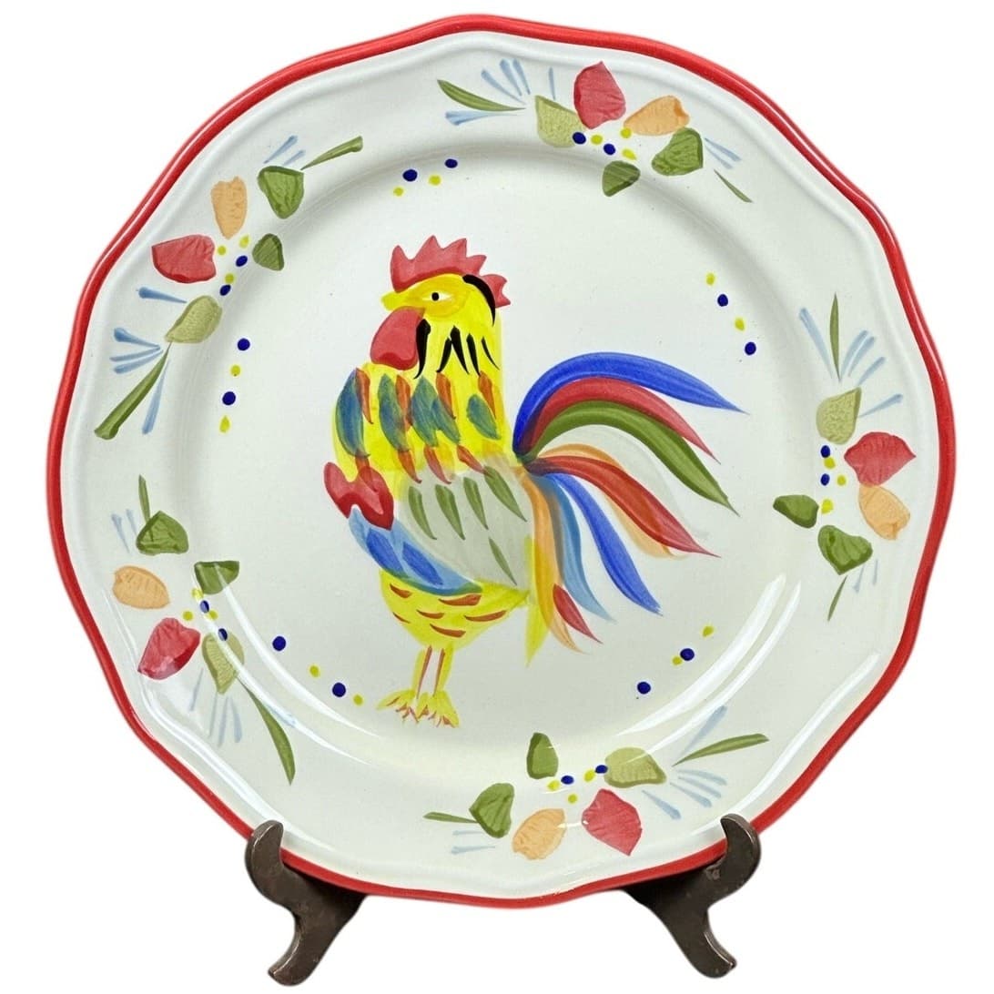 Dining Style Rooster Salad Dessert Plate-8.5"
