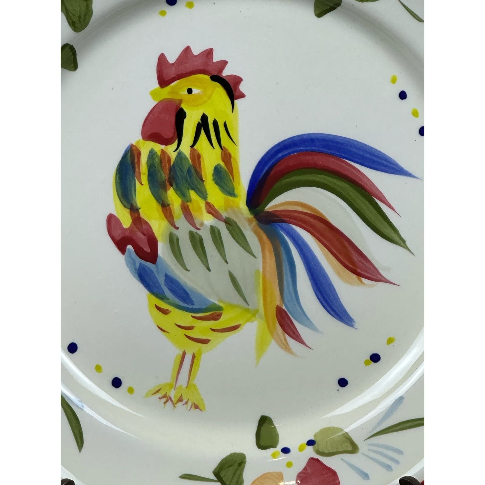 Dining Style Rooster Salad Dessert Plate-8.5" - Thumbnail 3
