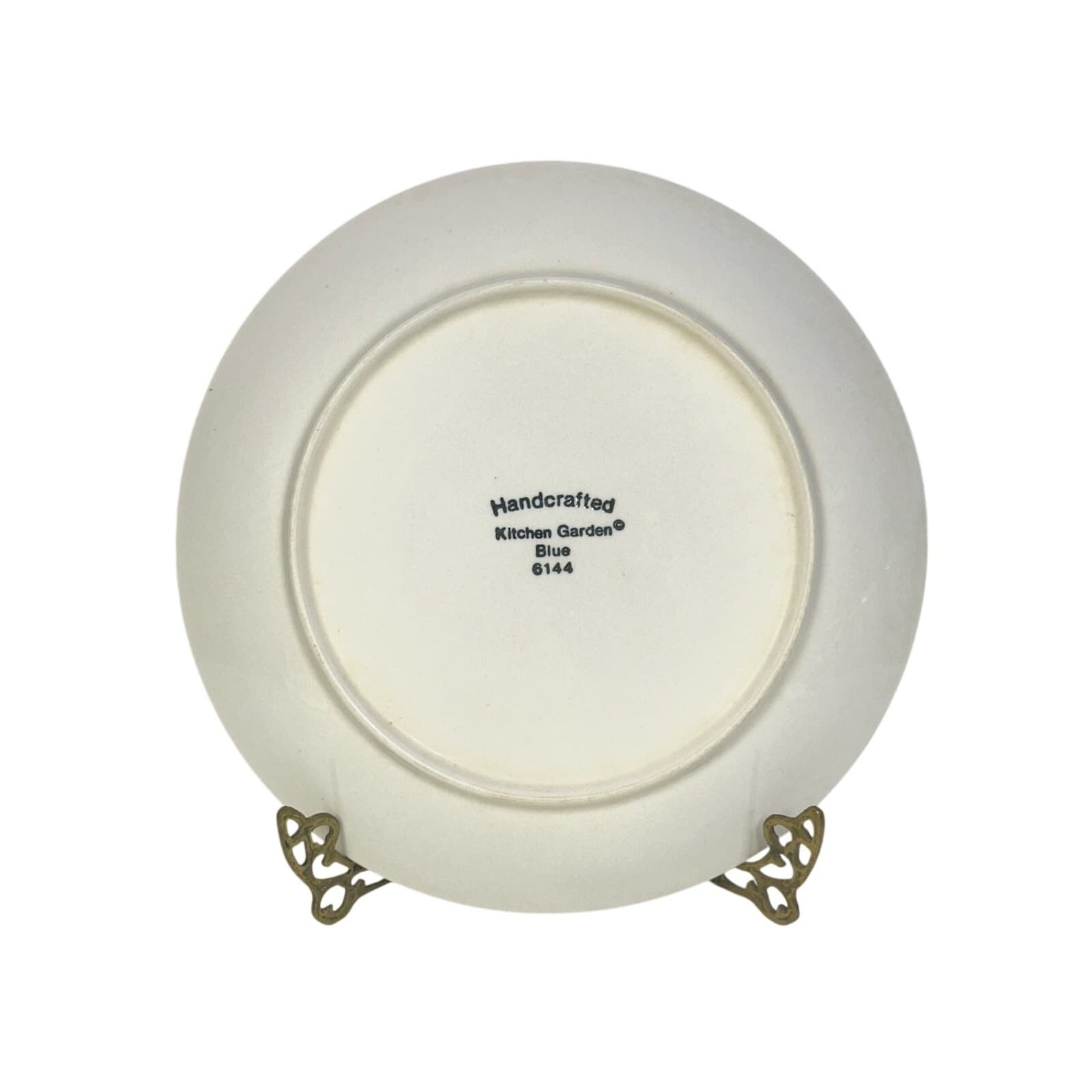 Sango Handcrafted 6144 Kitchen Garden Blue 10.75" Dinner Plate - Thumbnail 6
