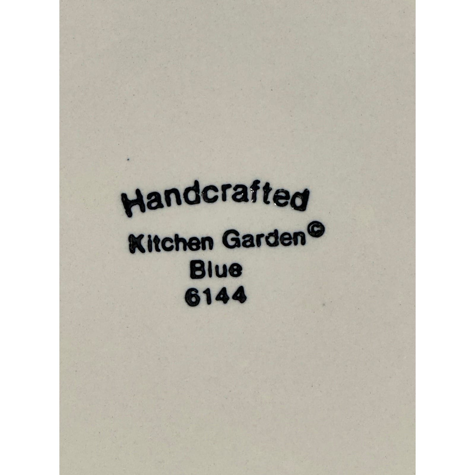 Sango Handcrafted 6144 Kitchen Garden Blue 10.75" Dinner Plate - Thumbnail 7