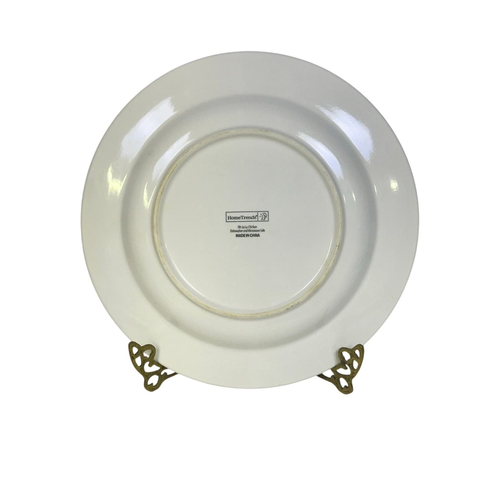 Home Trends Oh La La Chicken Dinner 11" Plate - Thumbnail 6