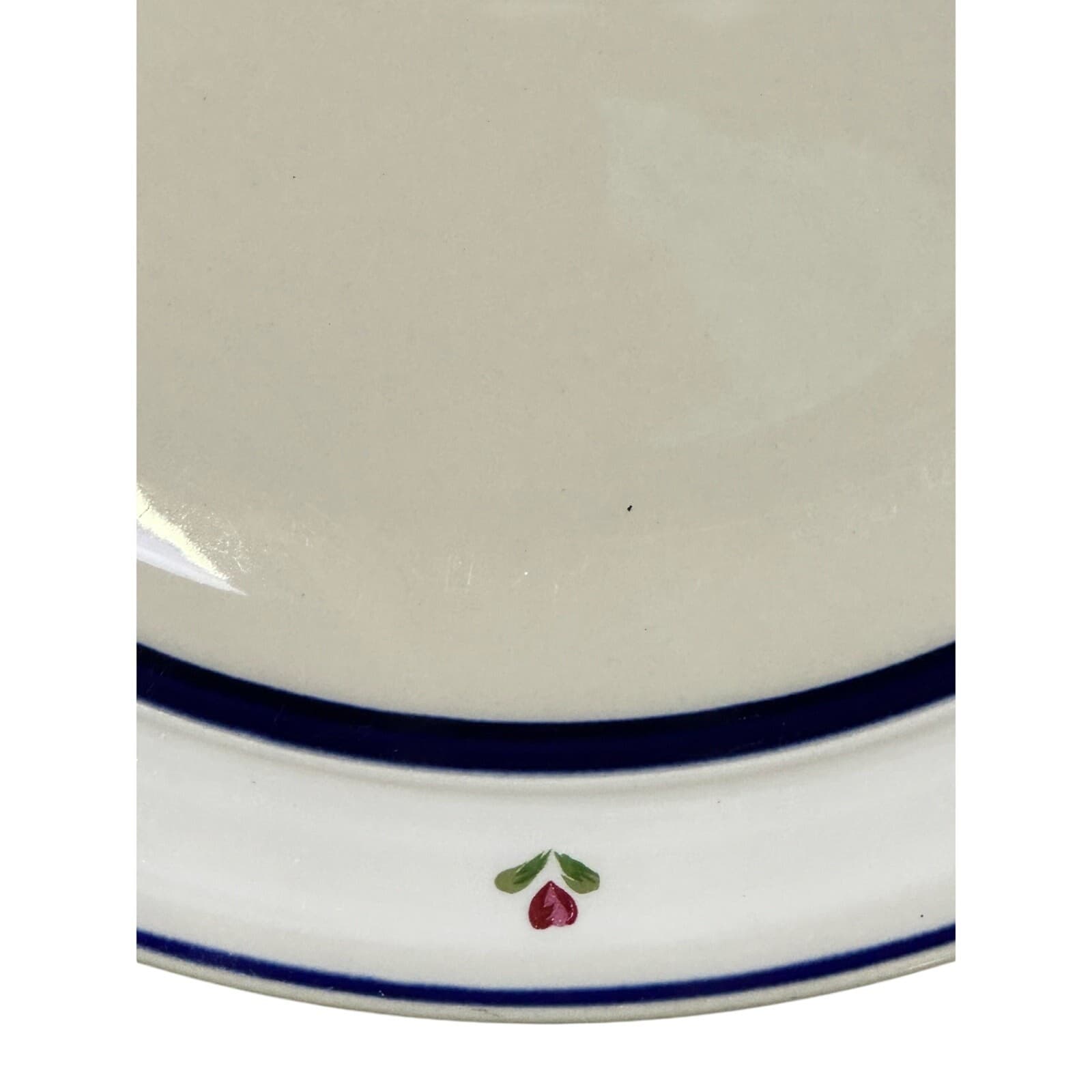 Tienshan Stoneware 'Folk Dance' Hearts & Scrolls 10 5/8" Dinner Plates-Set of 3 - Thumbnail 5